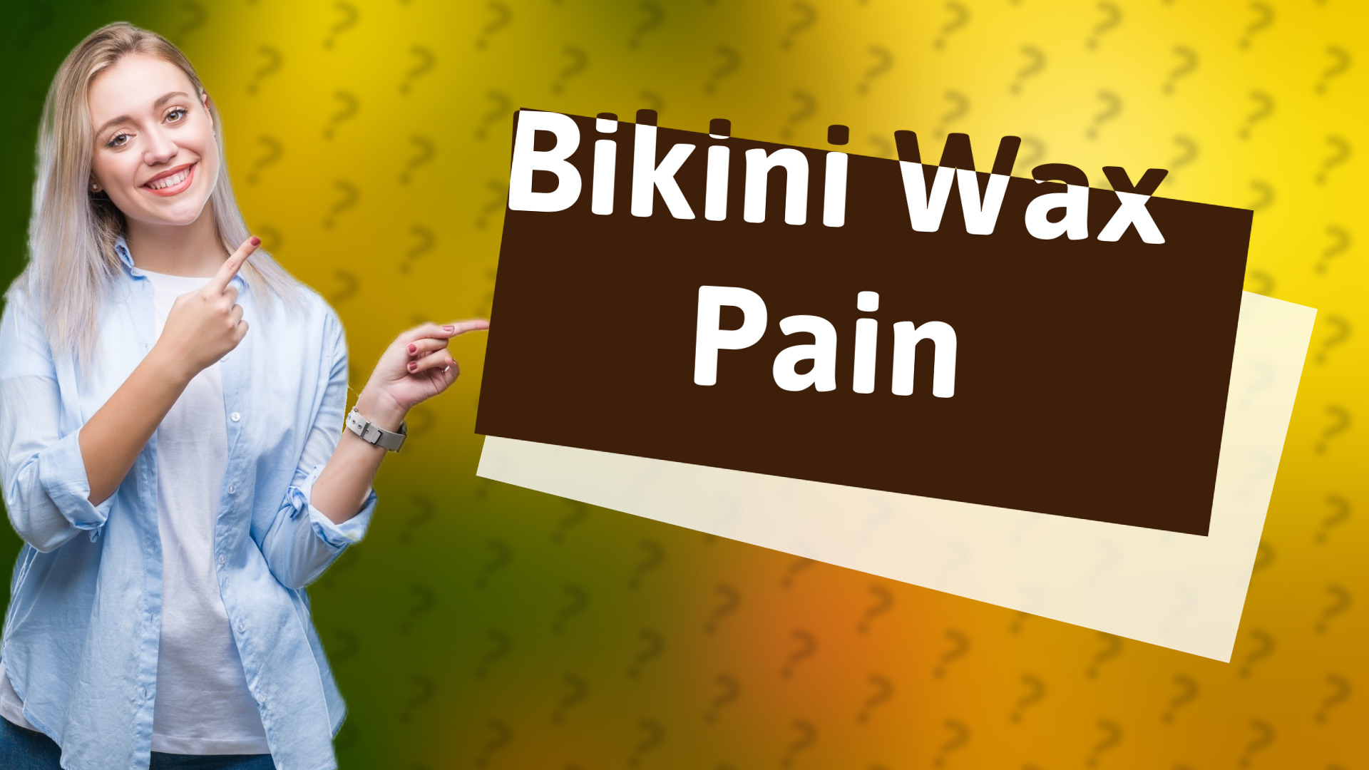 Bikini Wax Pain