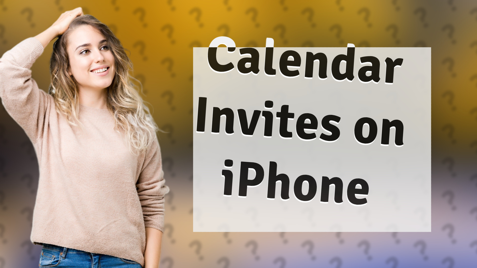 Calendar Invites on iPhone