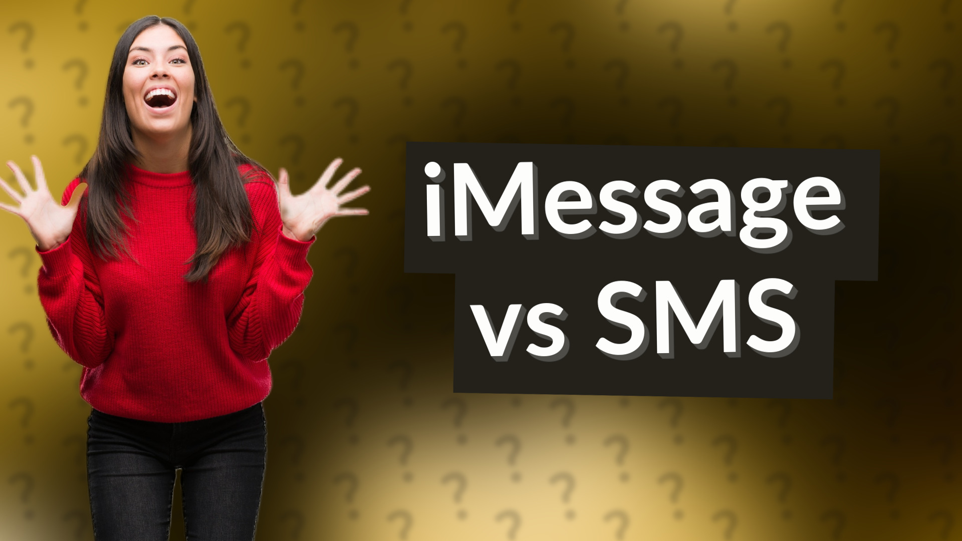 iMessage vs SMS