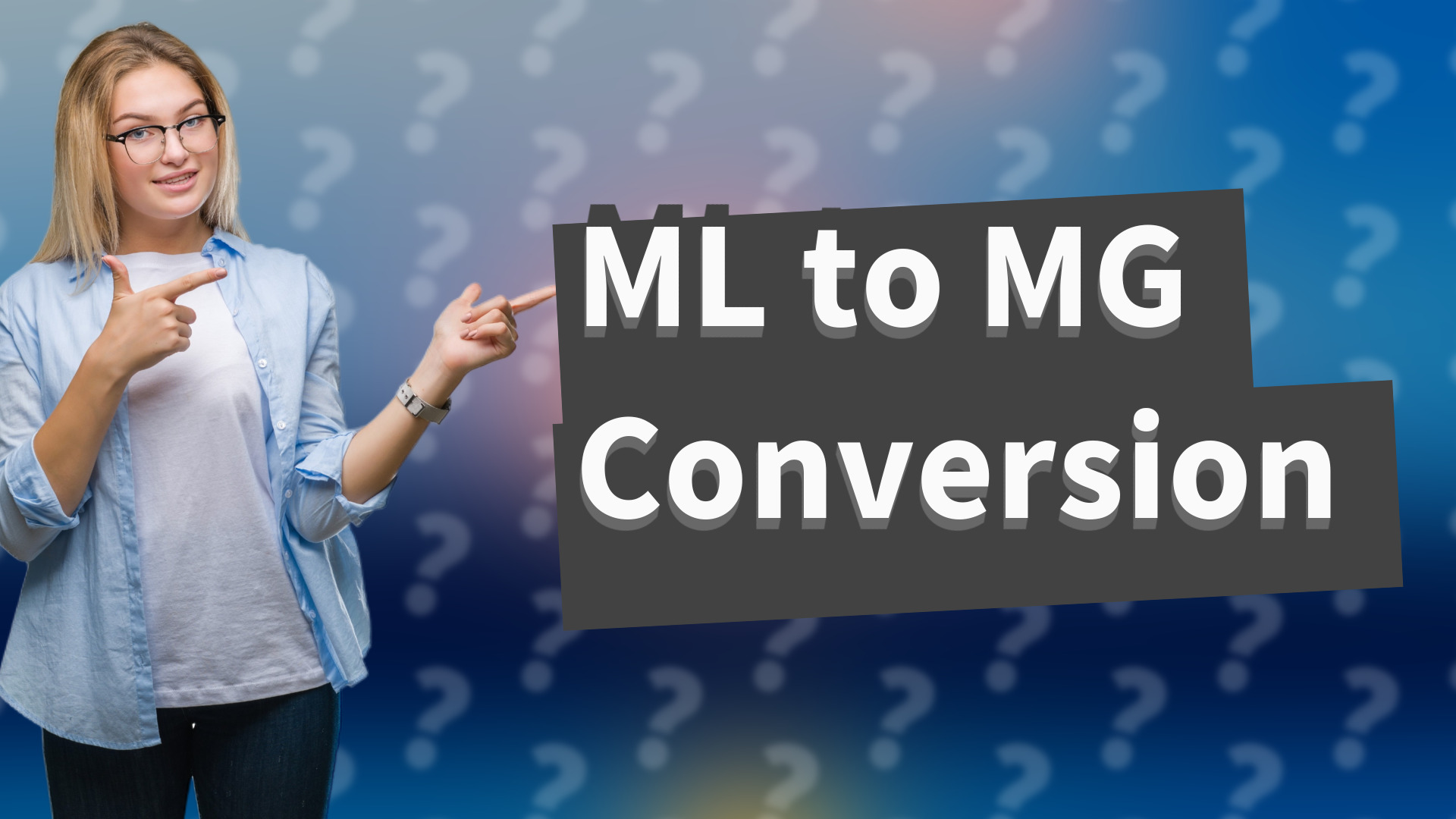 ML to MG Conversion