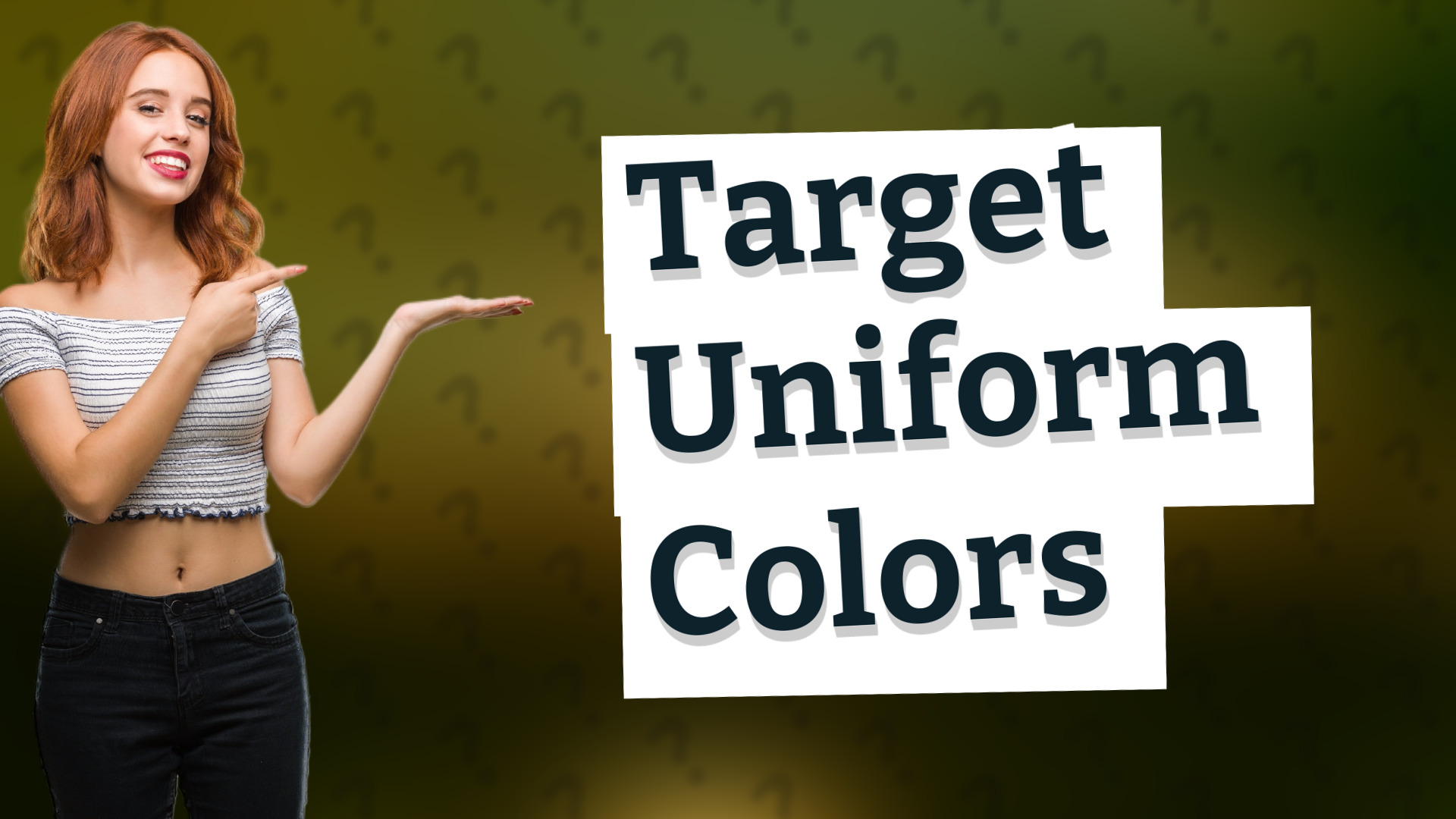 Target Uniform Colors