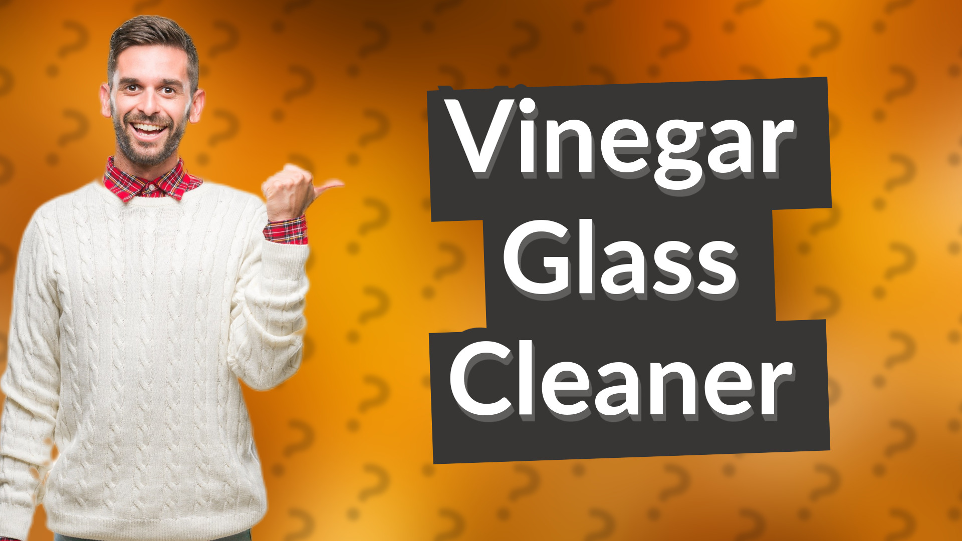 Vinegar Glass Cleaner