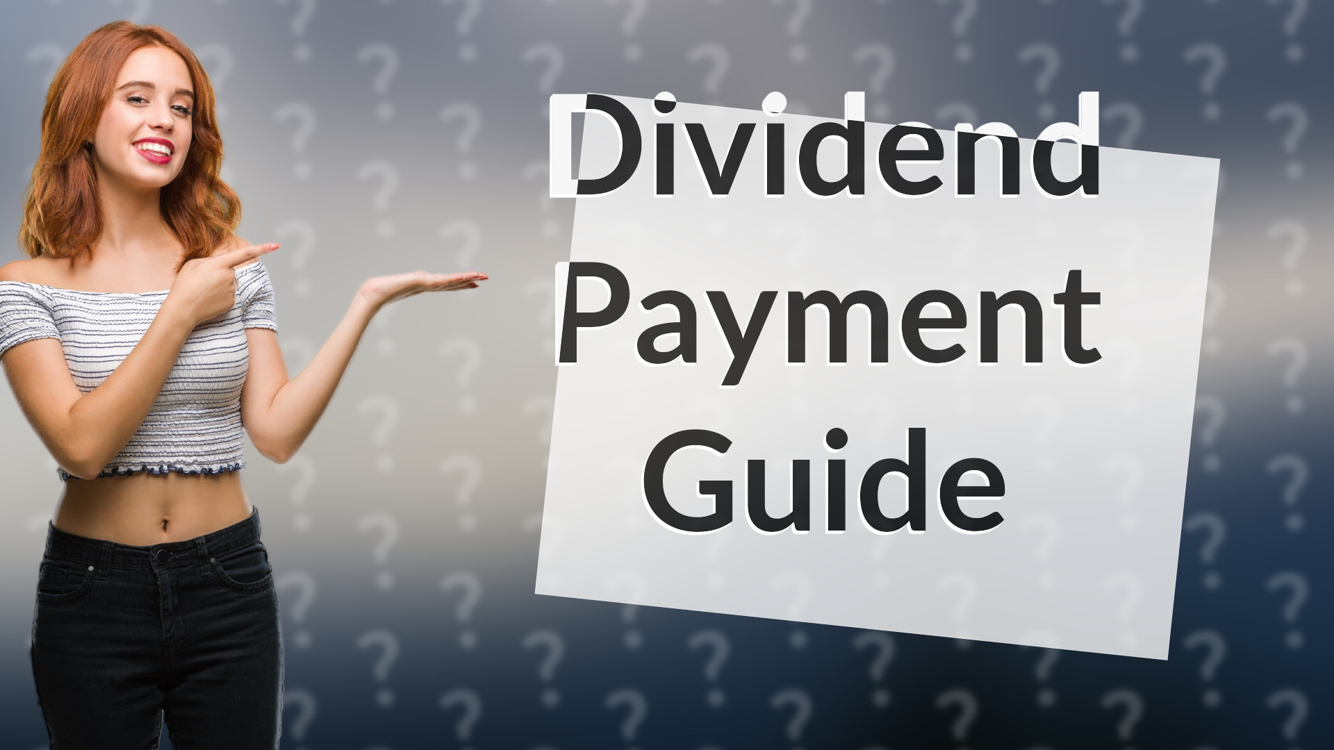 Dividend Payment Guide