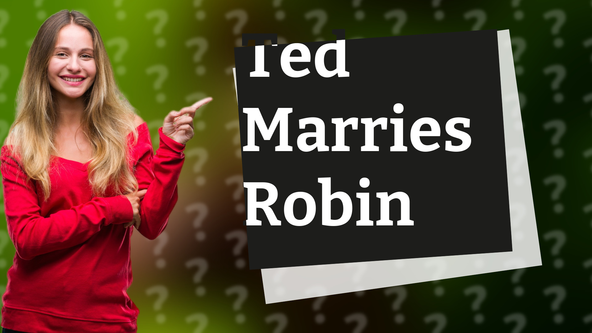 Ted Marries Robin