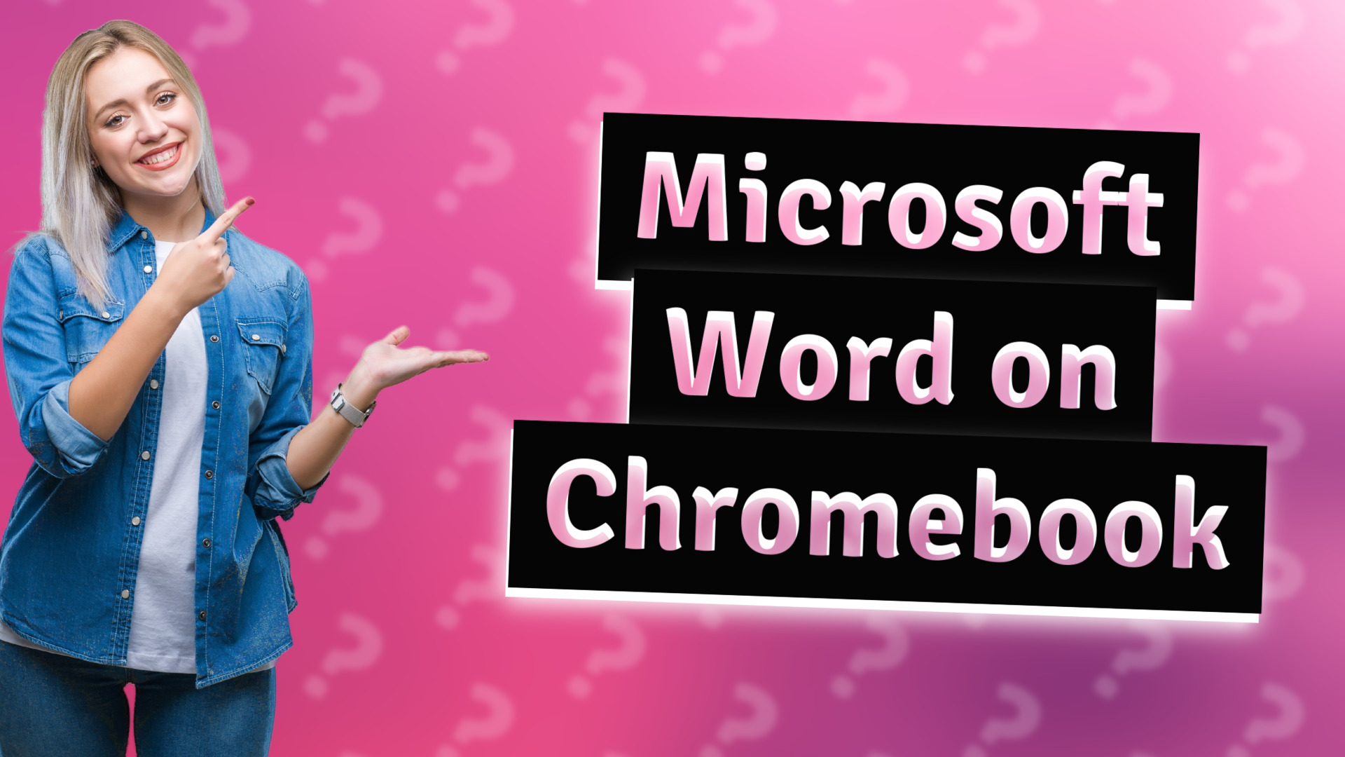 Microsoft Word on Chromebook