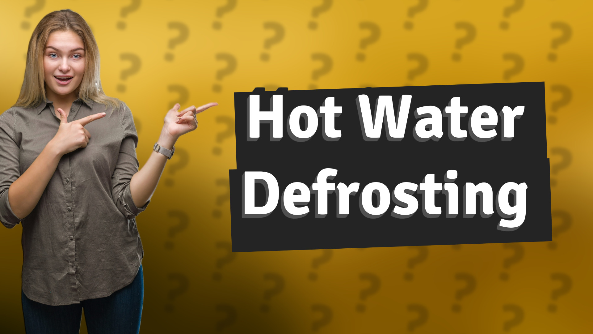 Hot Water Defrosting