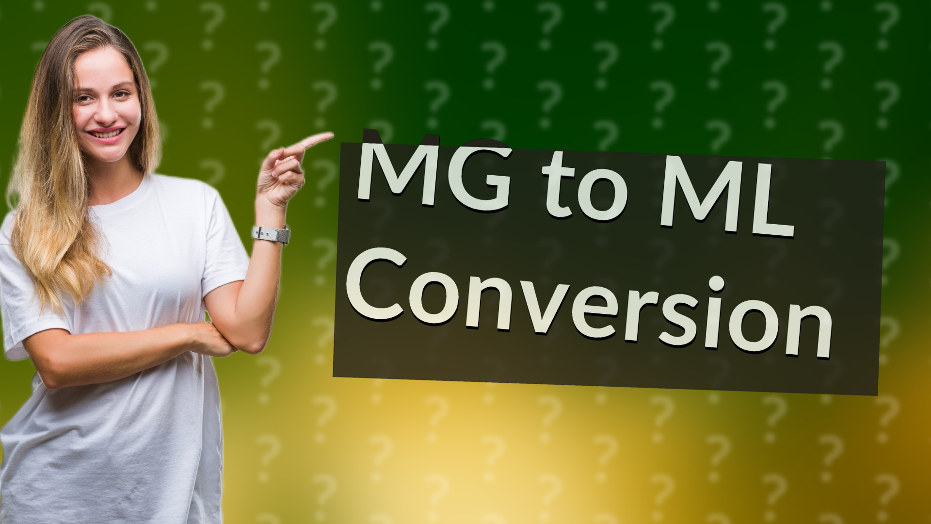 MG to ML Conversion