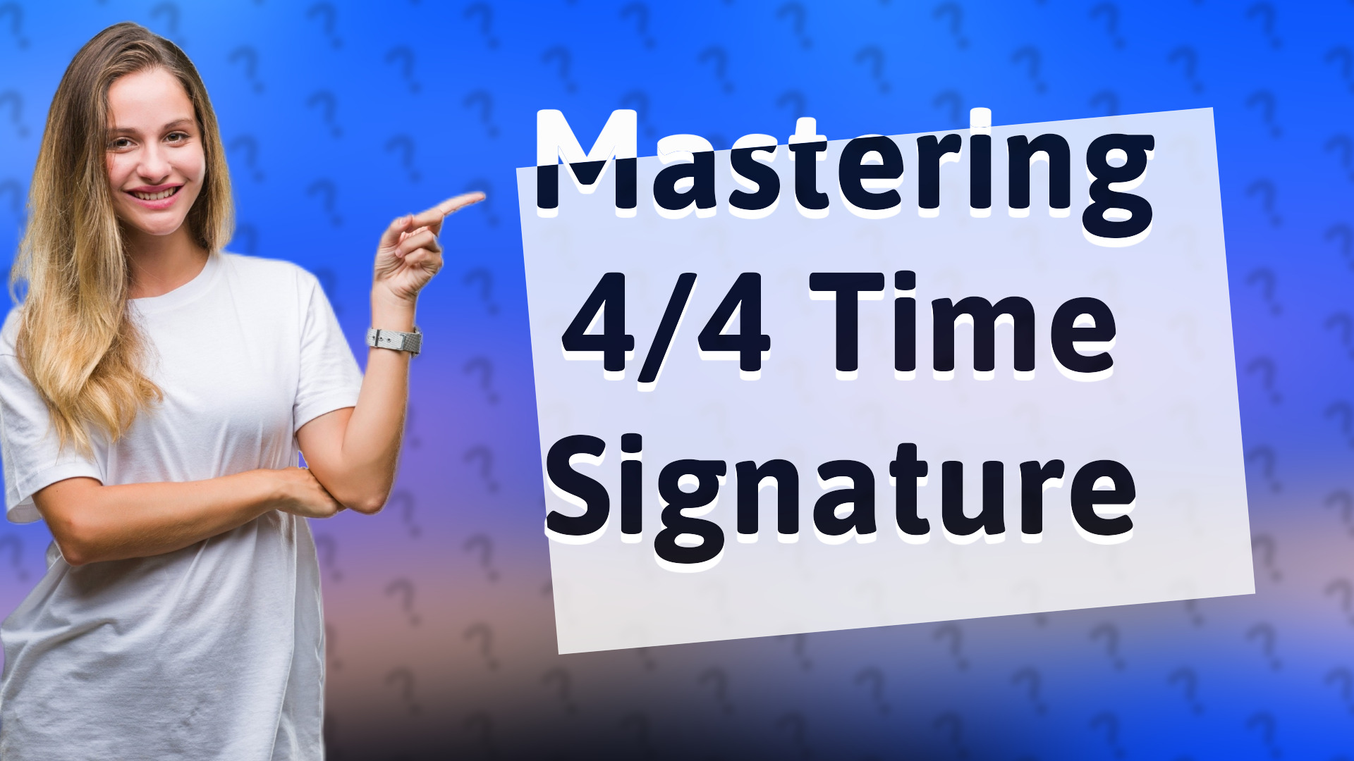Mastering 4/4 Time Signature