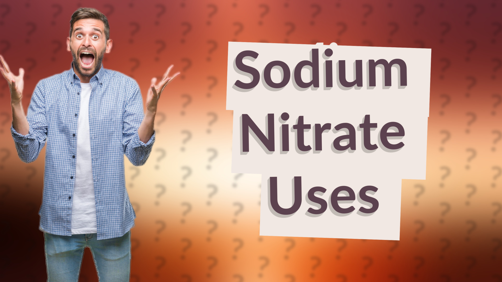 Sodium Nitrate Uses