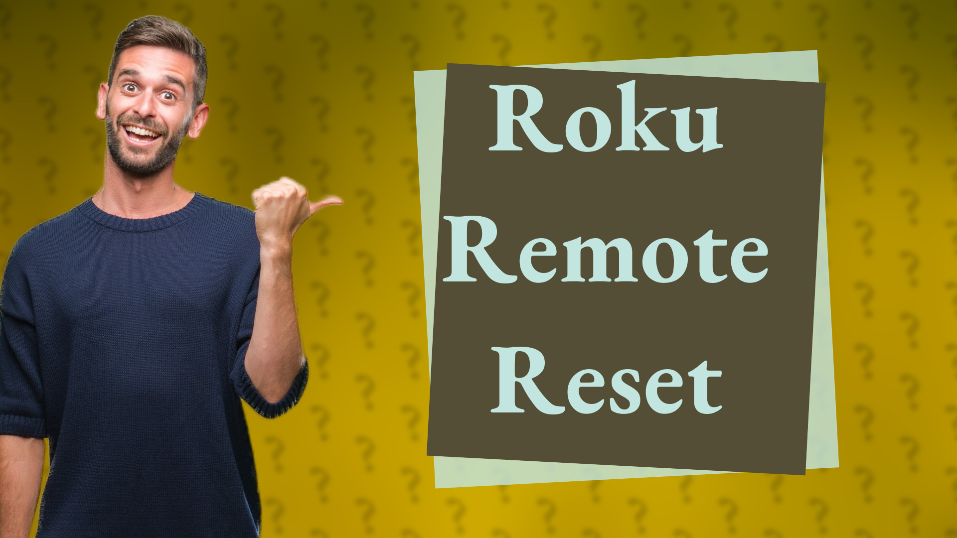 Roku Remote Reset