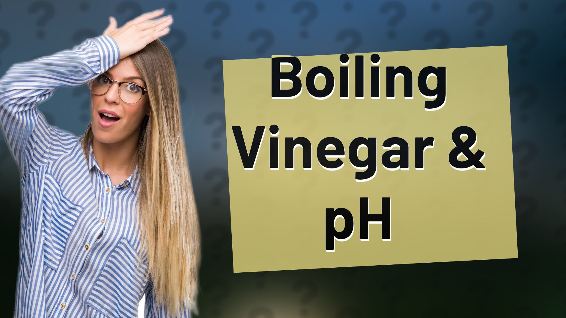 Boiling Vinegar & pH