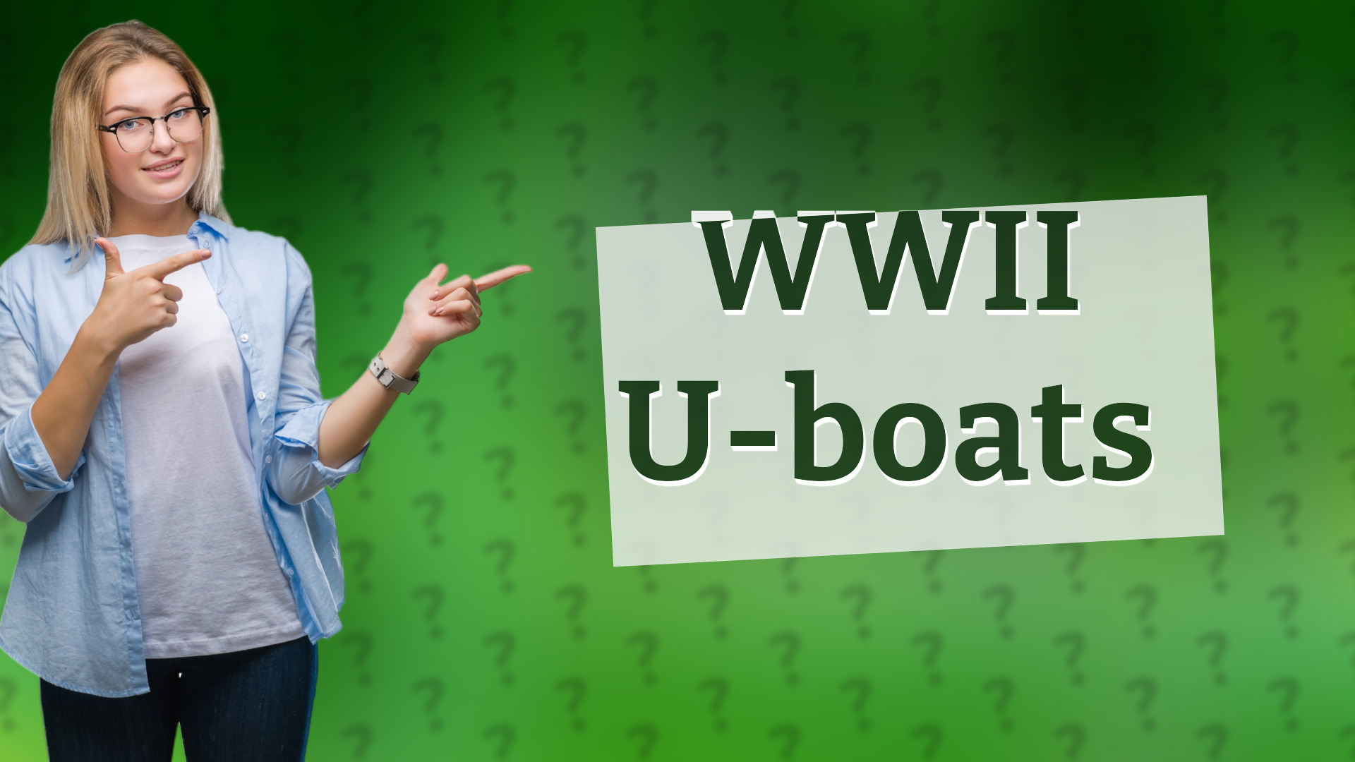 WWII U-boats