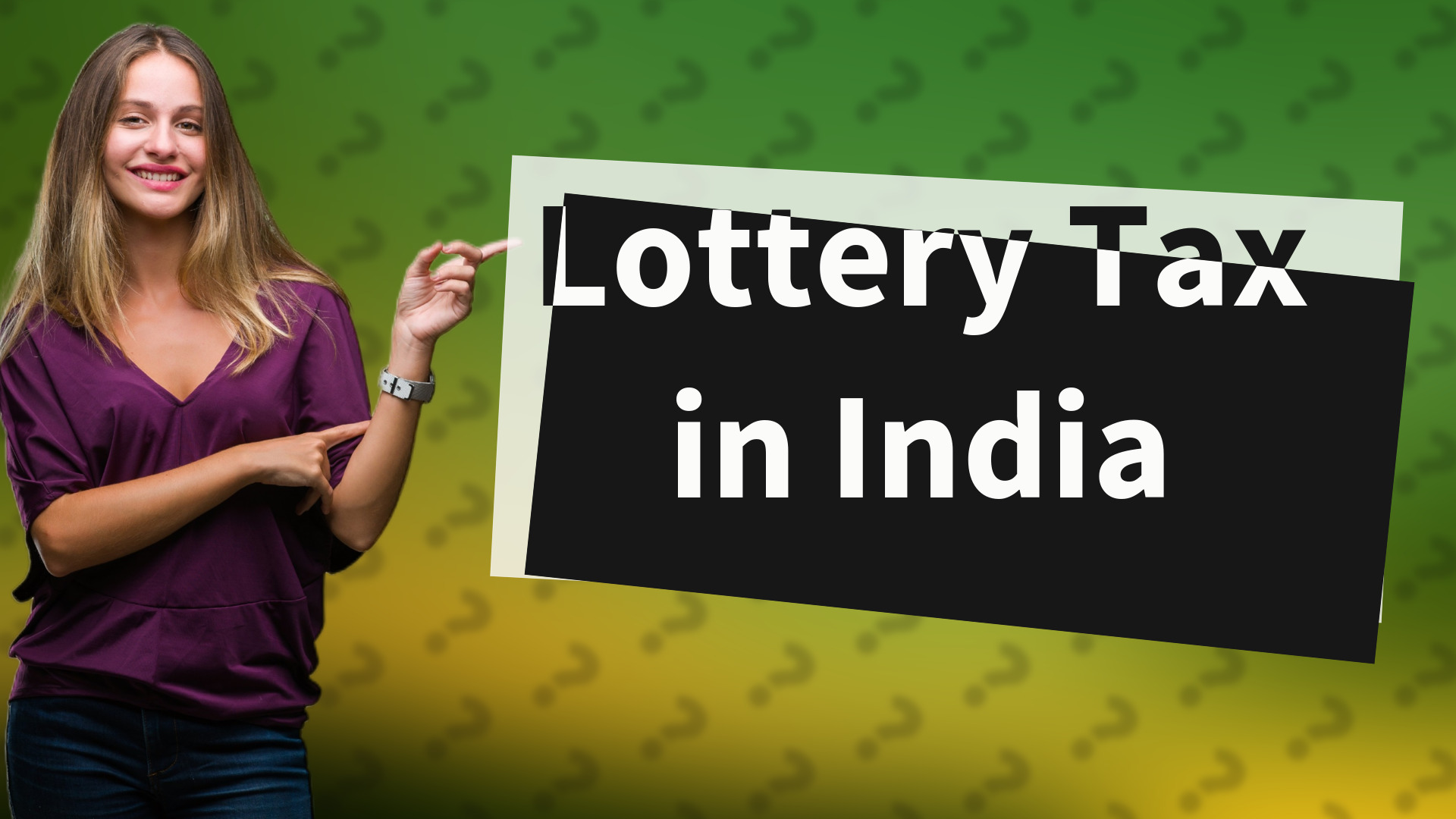 Lottery Tax in India