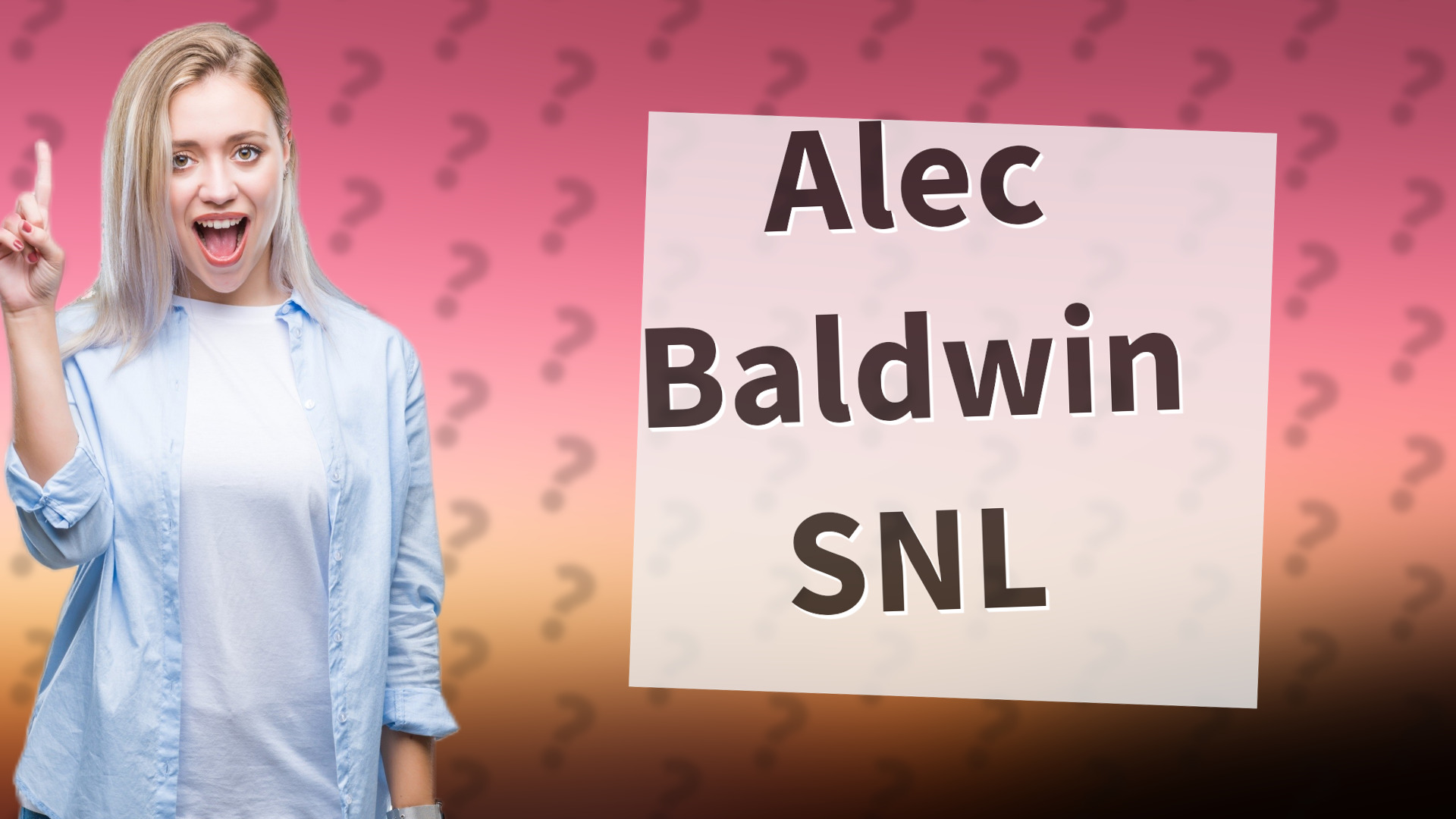 Alec Baldwin SNL