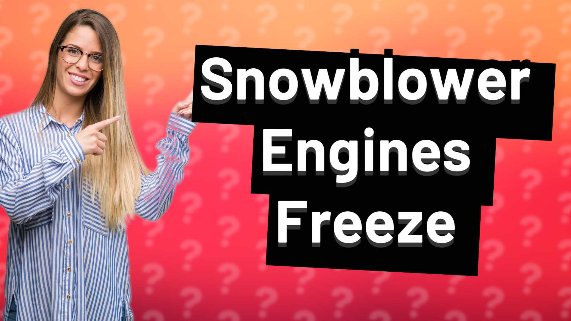Snowblower Engines Freeze