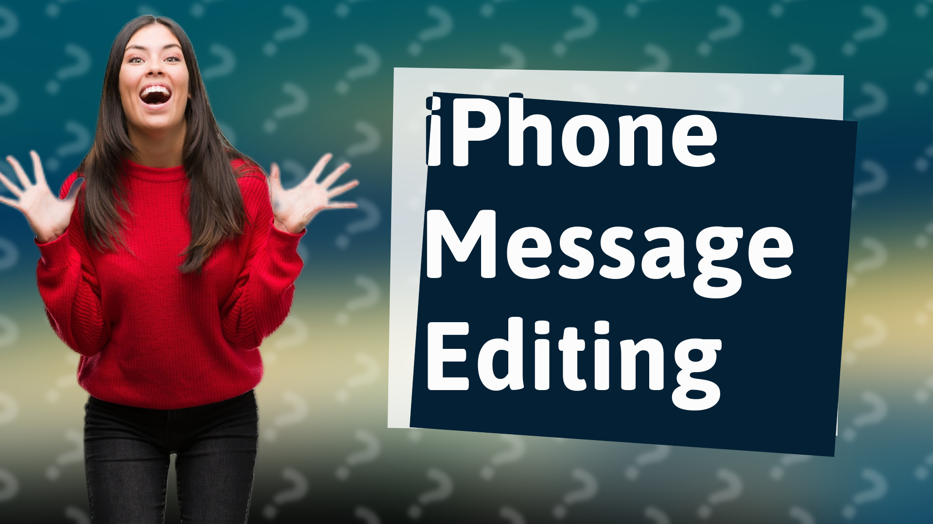iPhone Message Editing