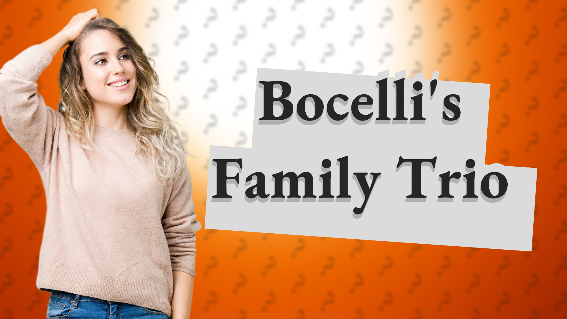 Bocelli's Family Trio