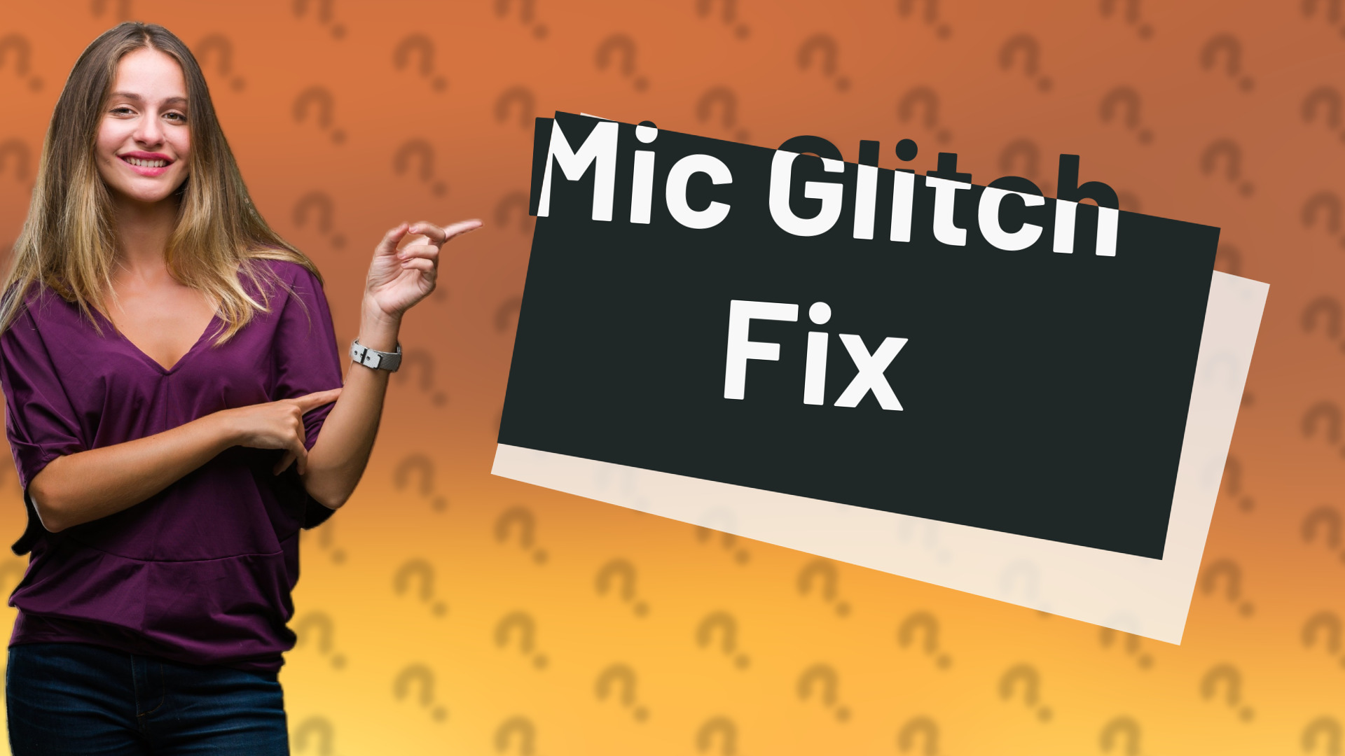 Mic Glitch Fix