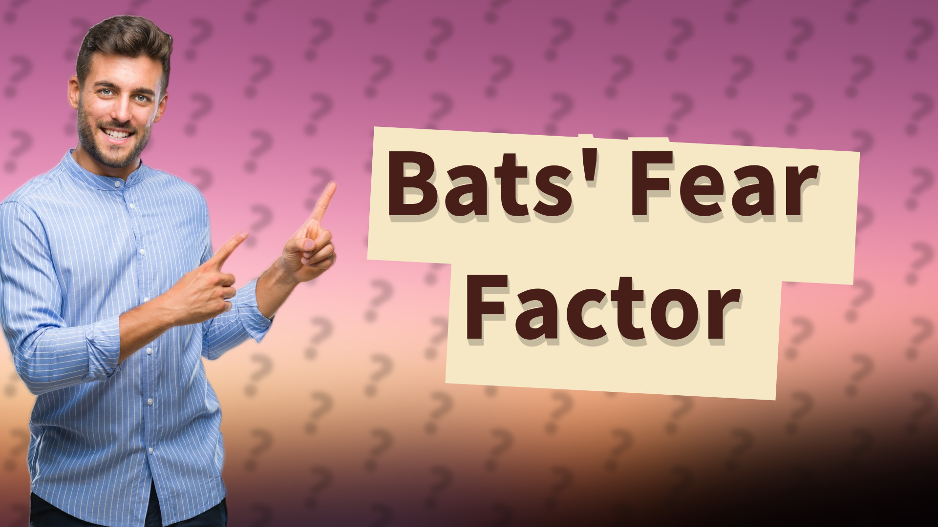 Bats' Fear Factor