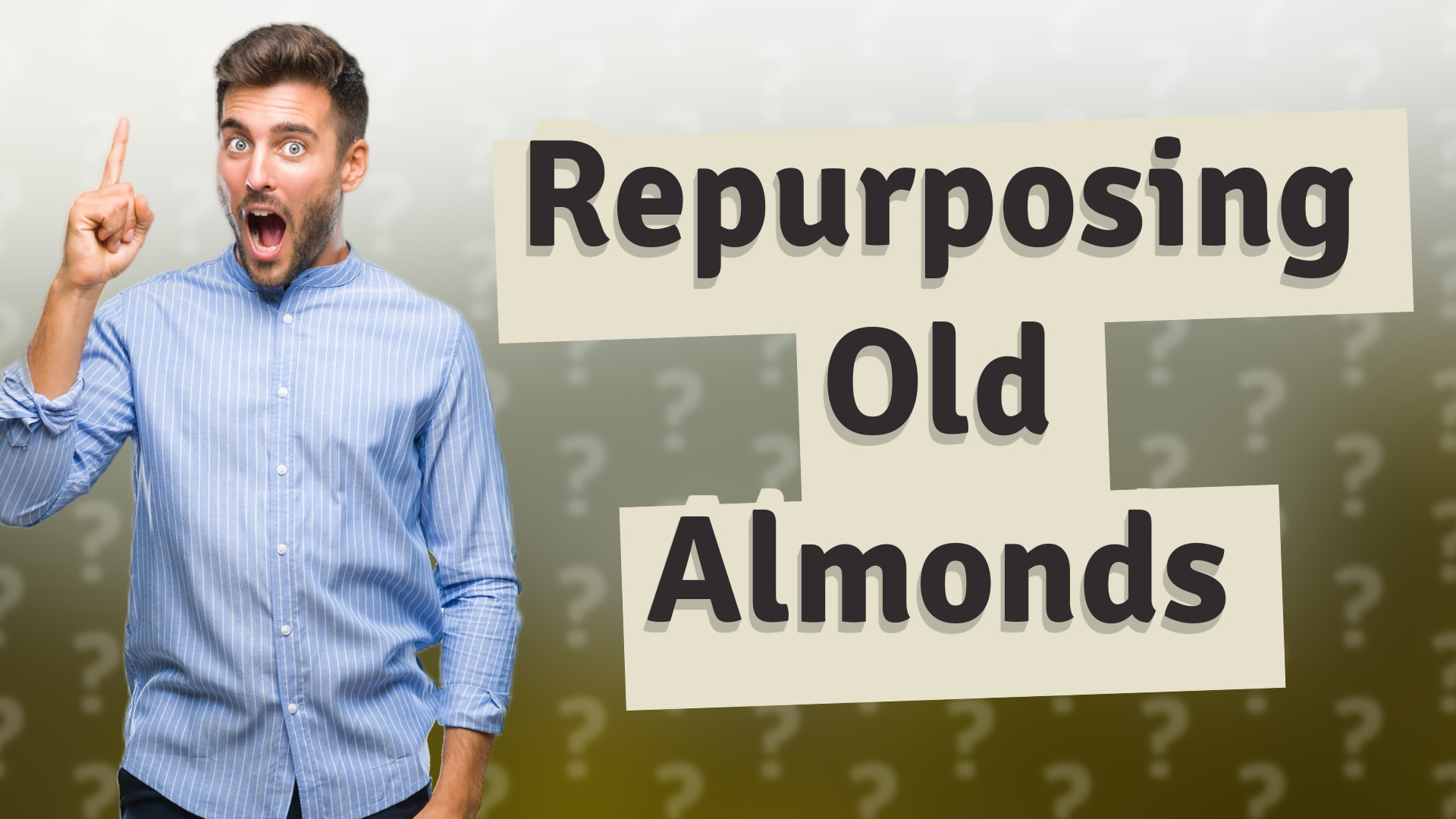 Repurposing Old Almonds