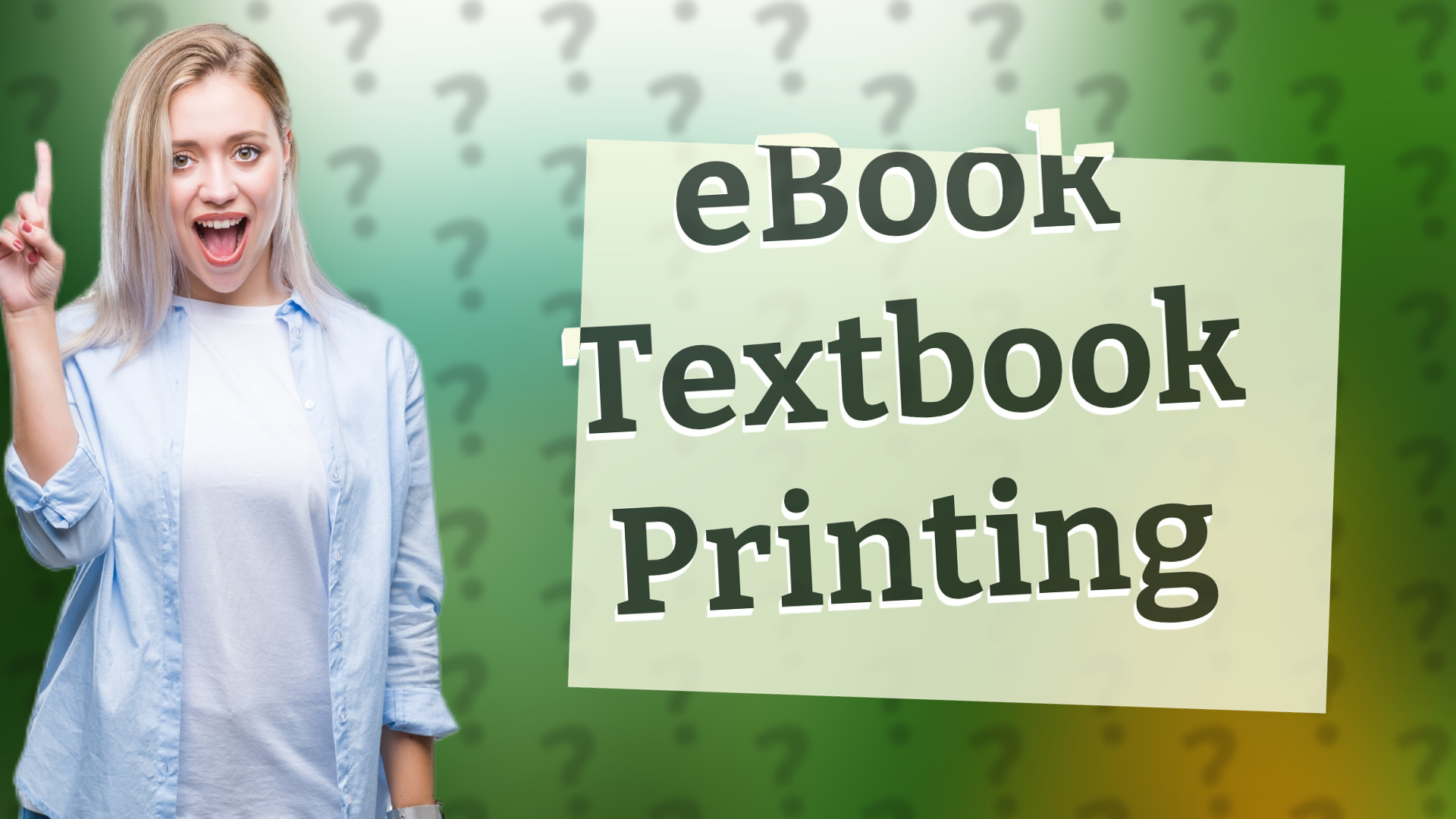 eBook Textbook Printing
