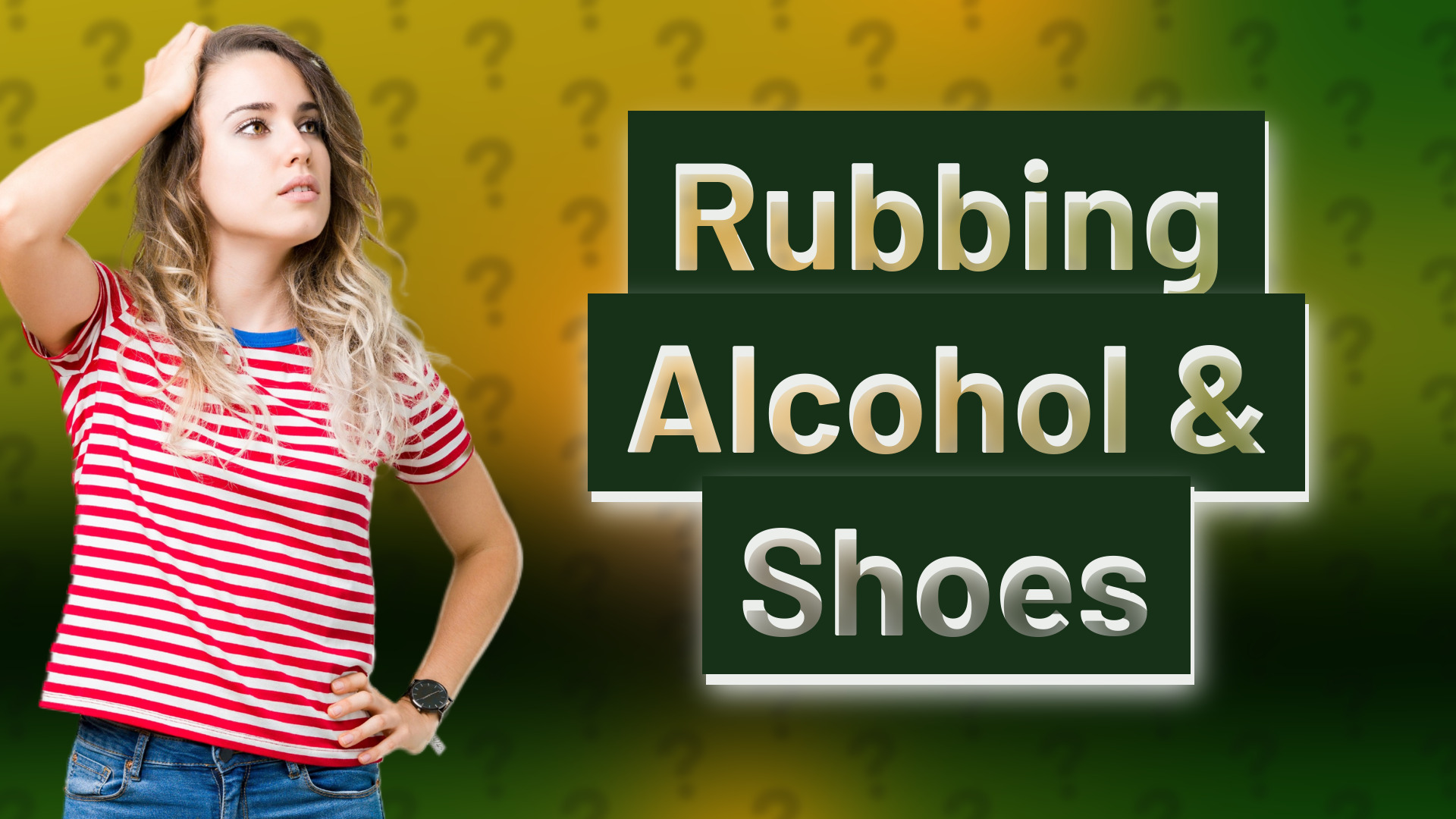 Rubbing Alcohol & Shoes