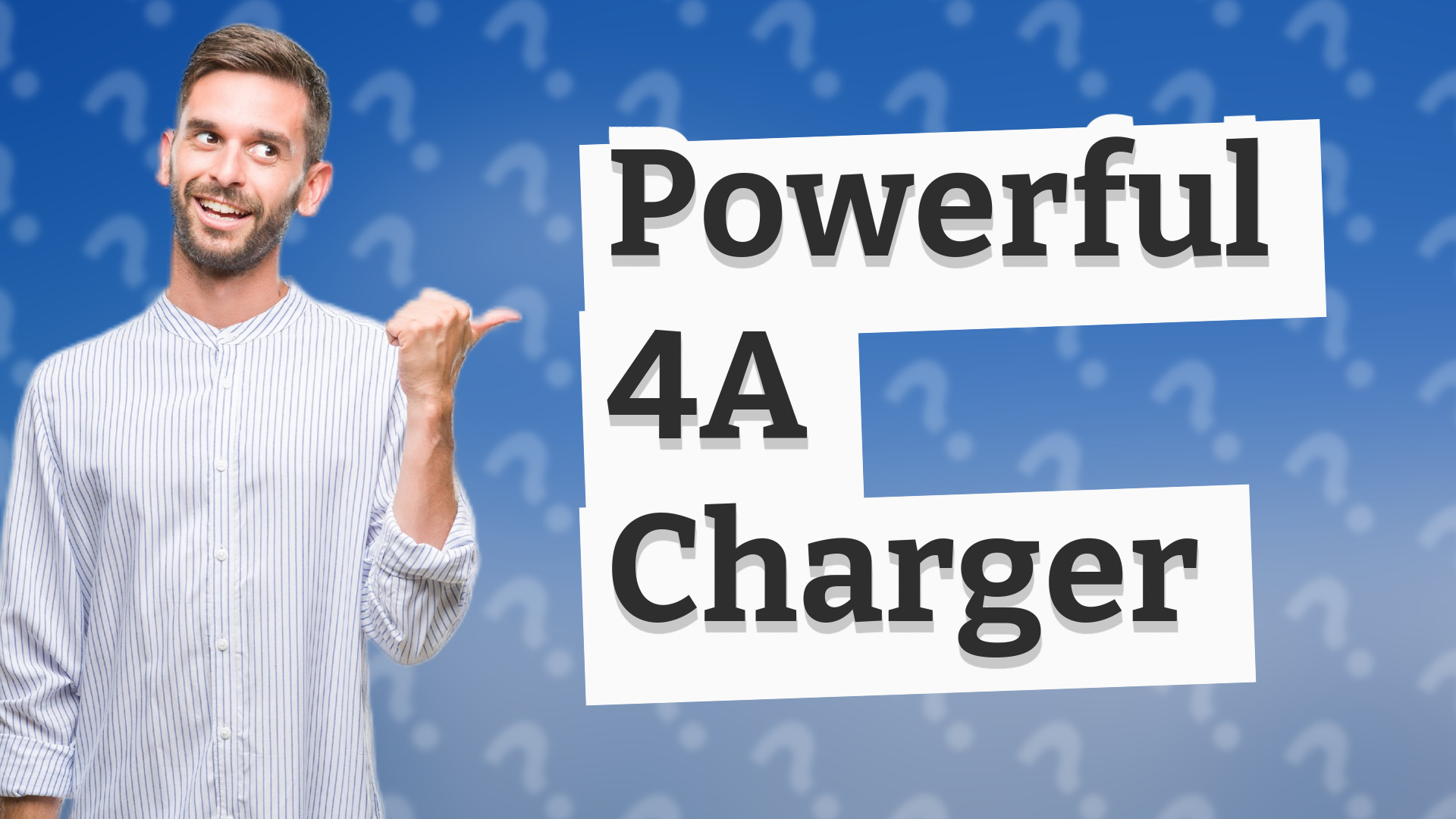 Powerful 4A Charger