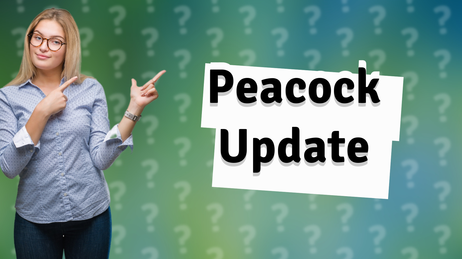 Peacock Update