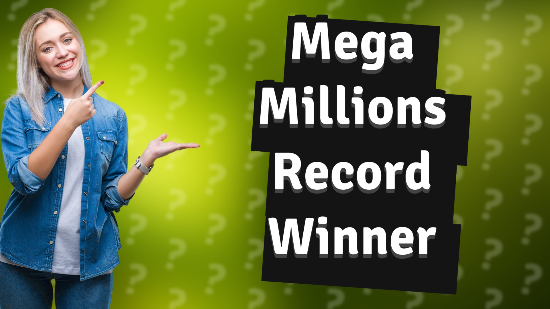 Mega Millions Record Winner