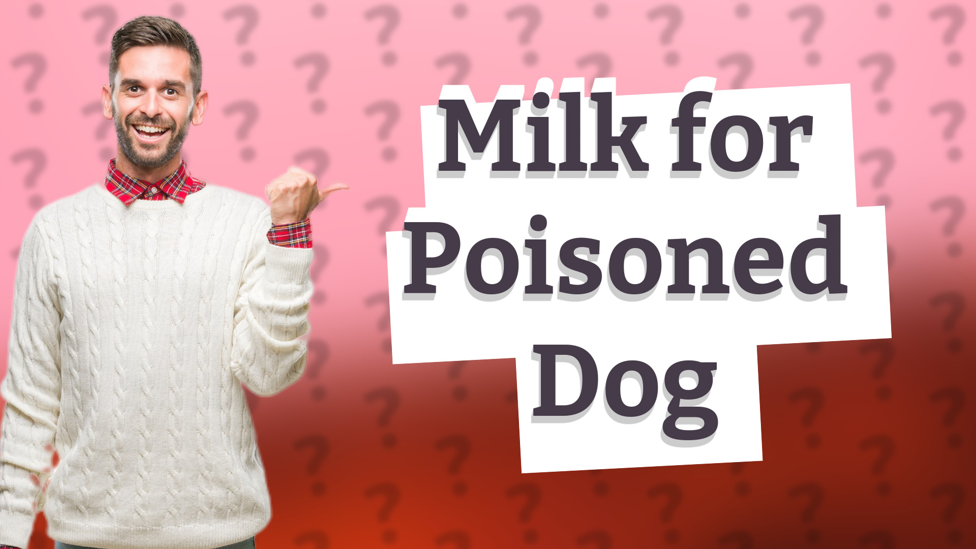 Milk for Poisoned Dog