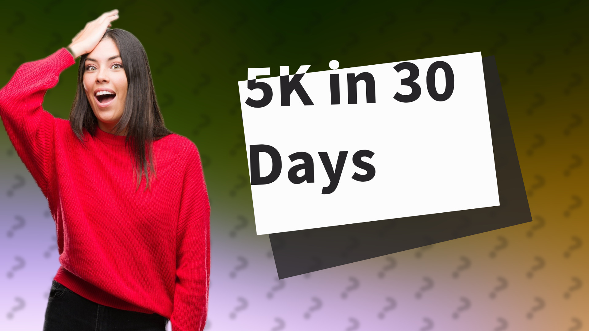 5K in 30 Days