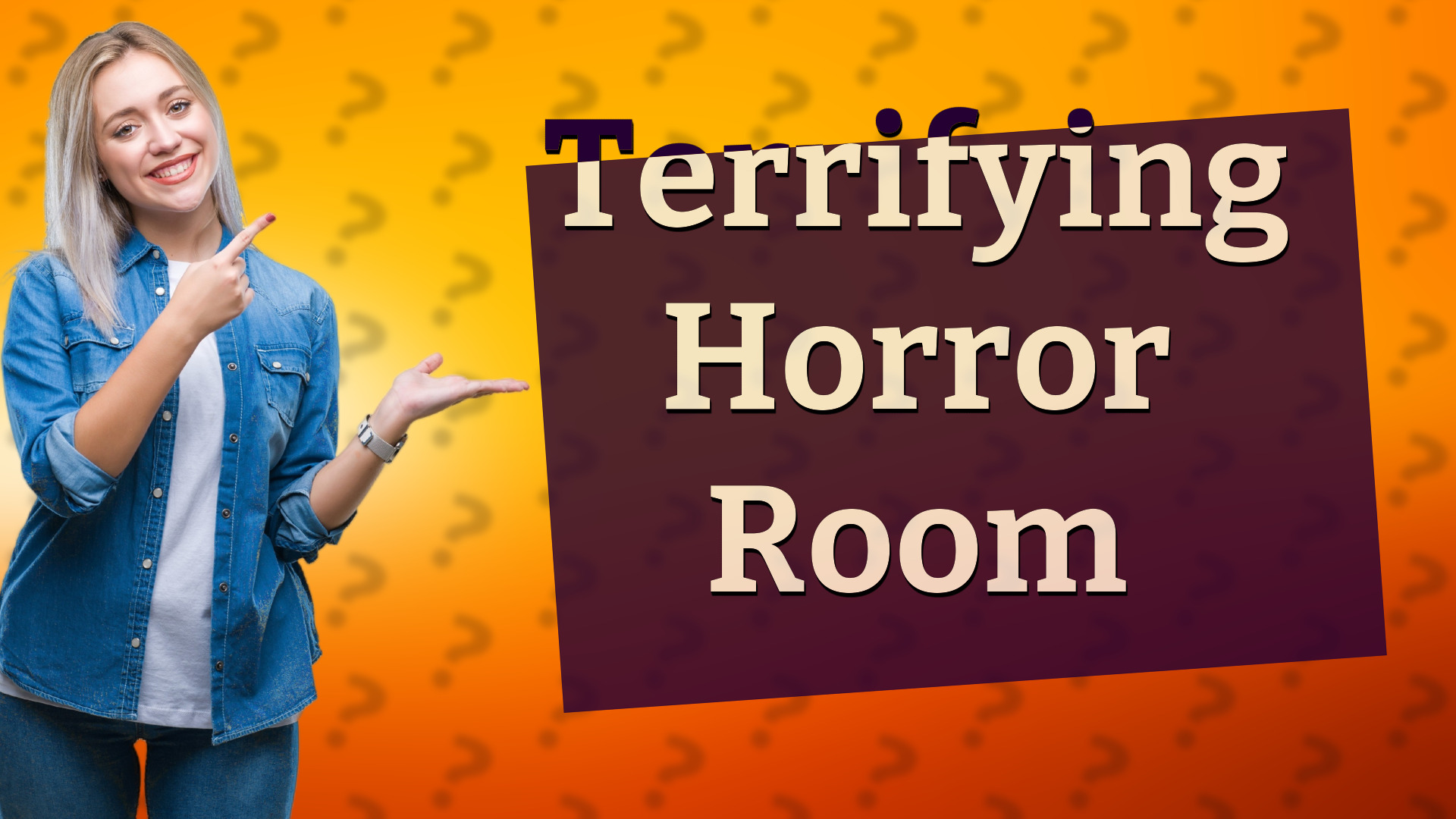 Terrifying Horror Room
