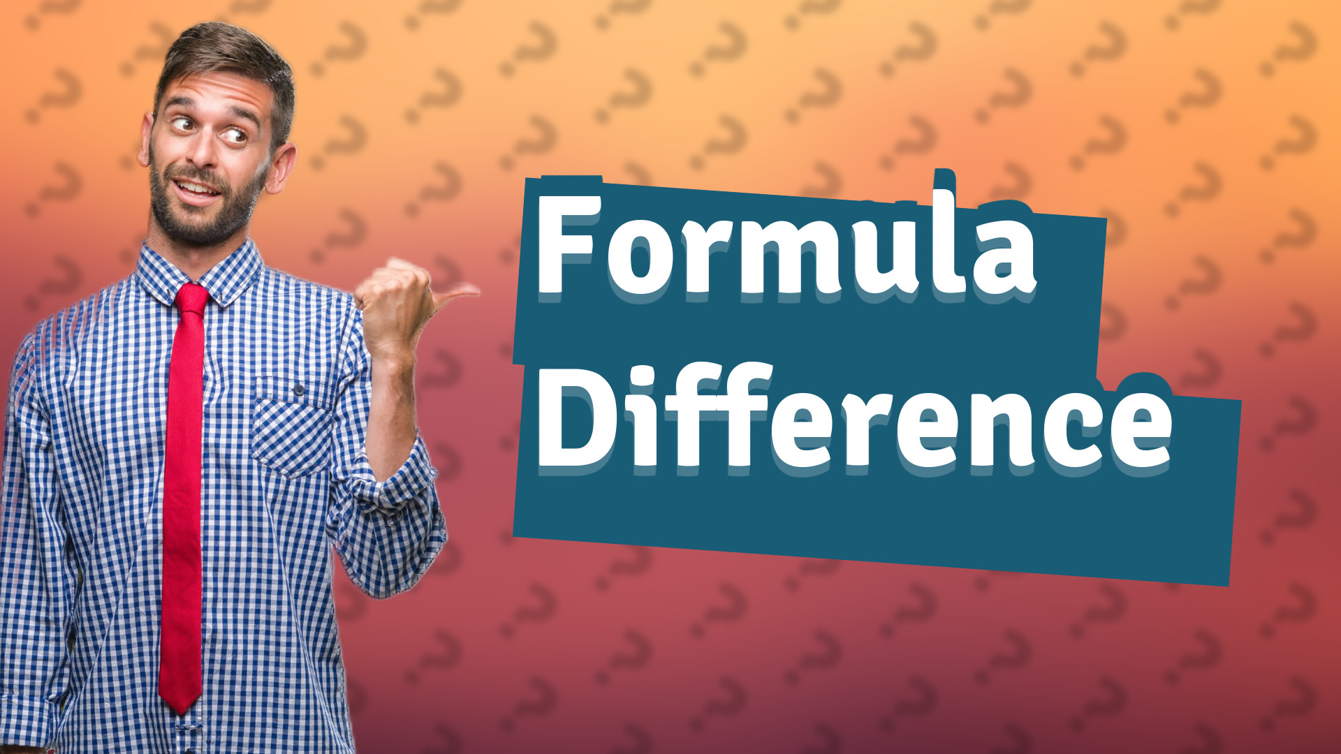 Formula Difference