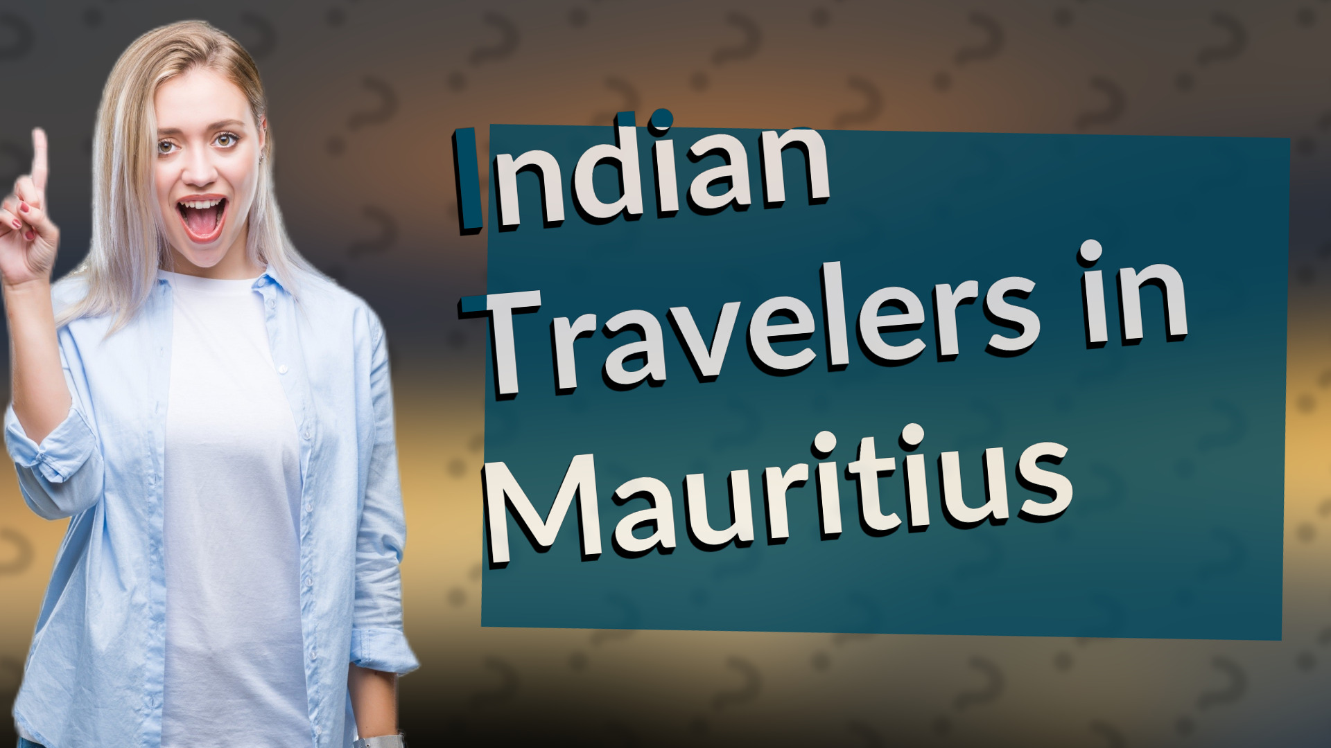 Indian Travelers in Mauritius