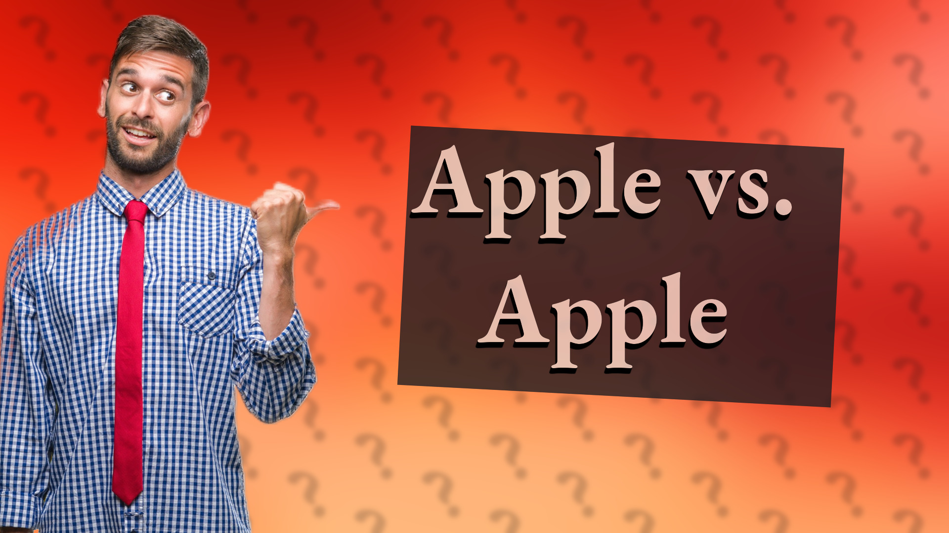 Apple vs. Apple