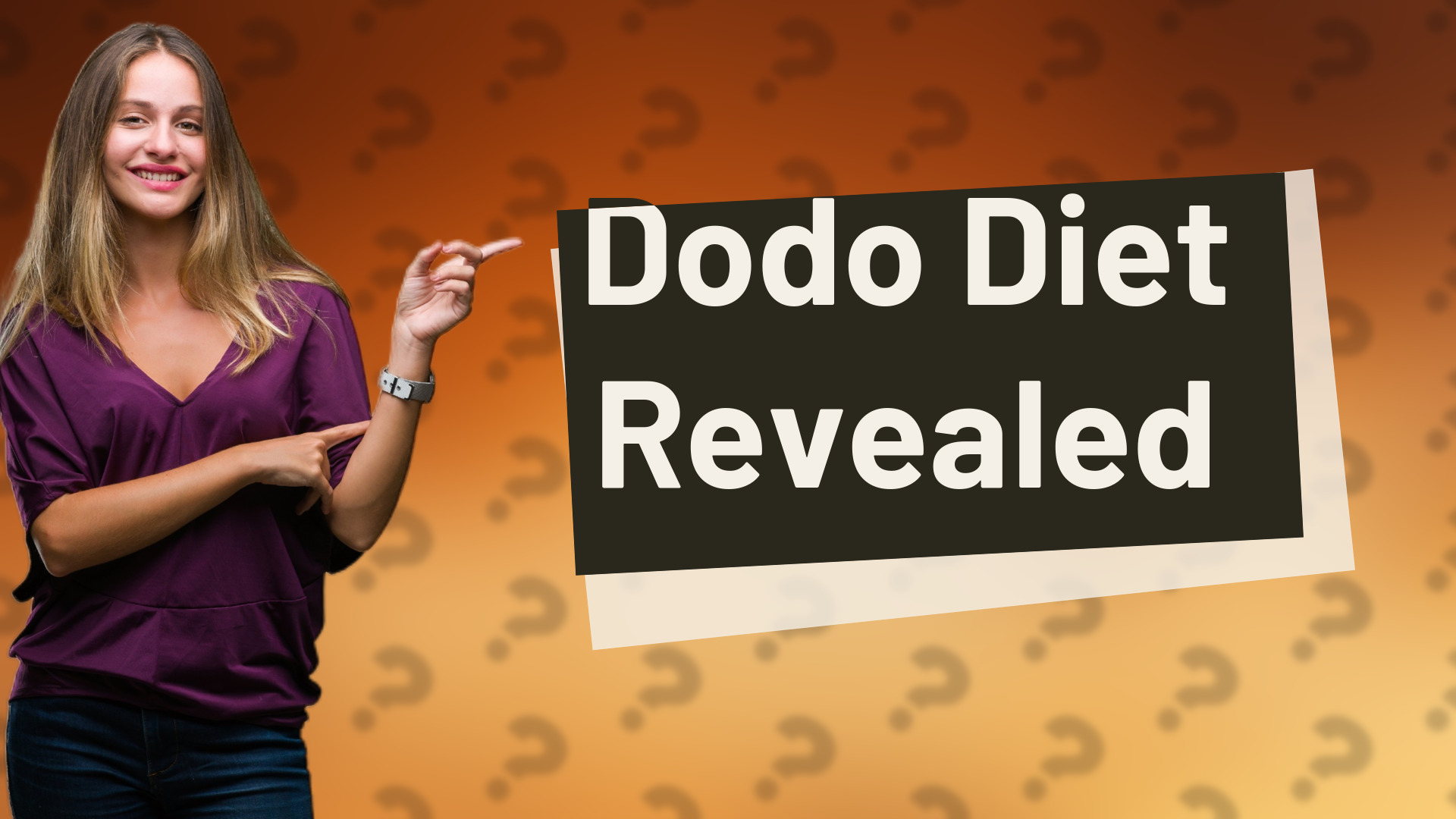 Dodo Diet Revealed