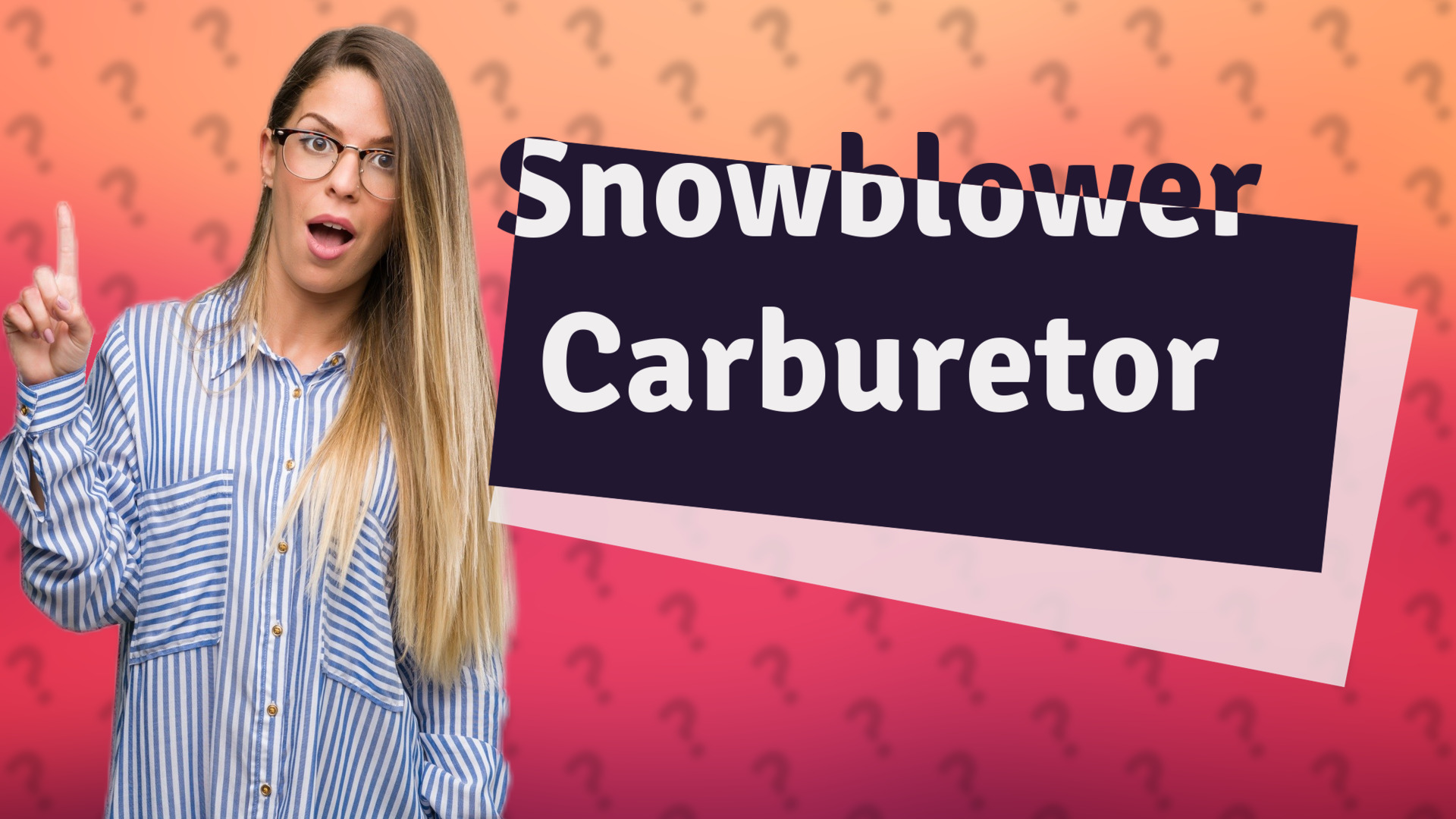 Snowblower Carburetor