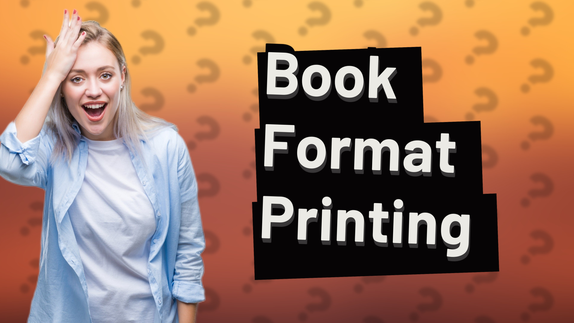 Book Format Printing