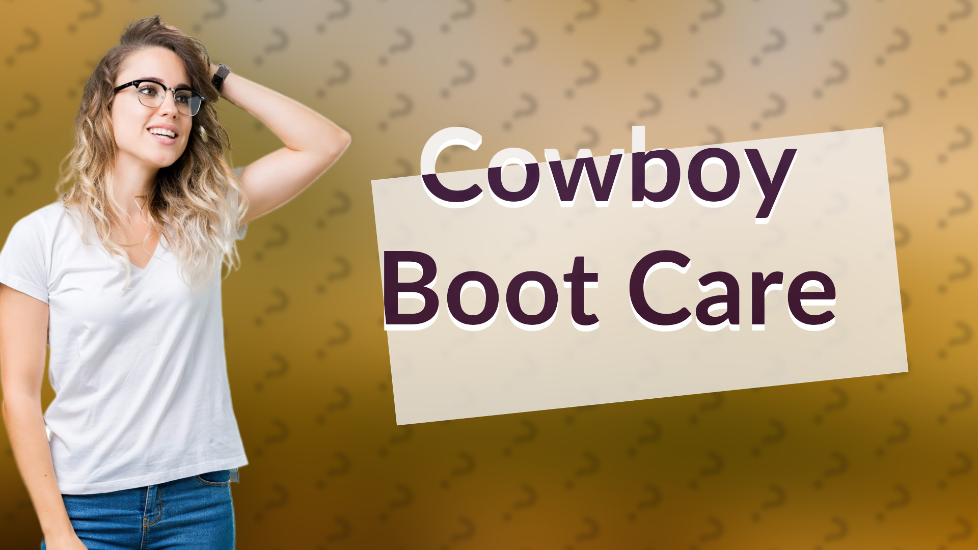 Cowboy Boot Care