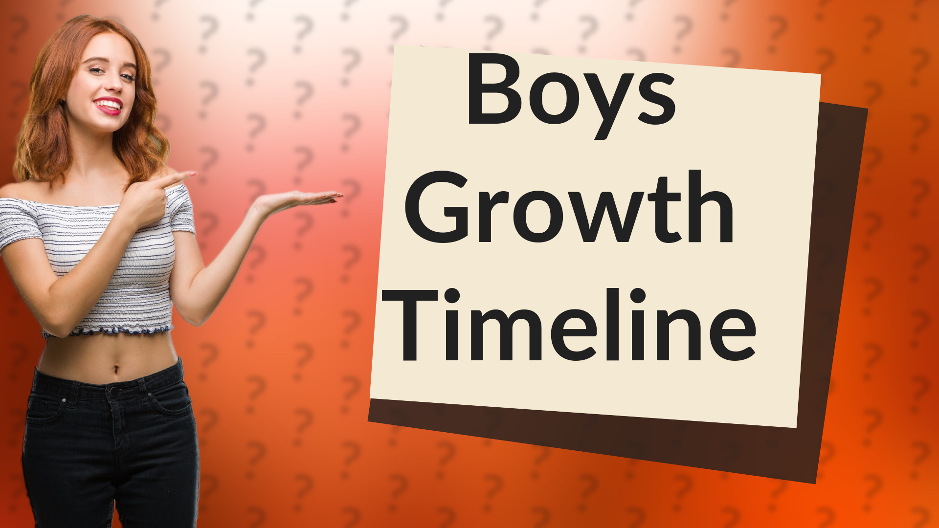 Boys Growth Timeline