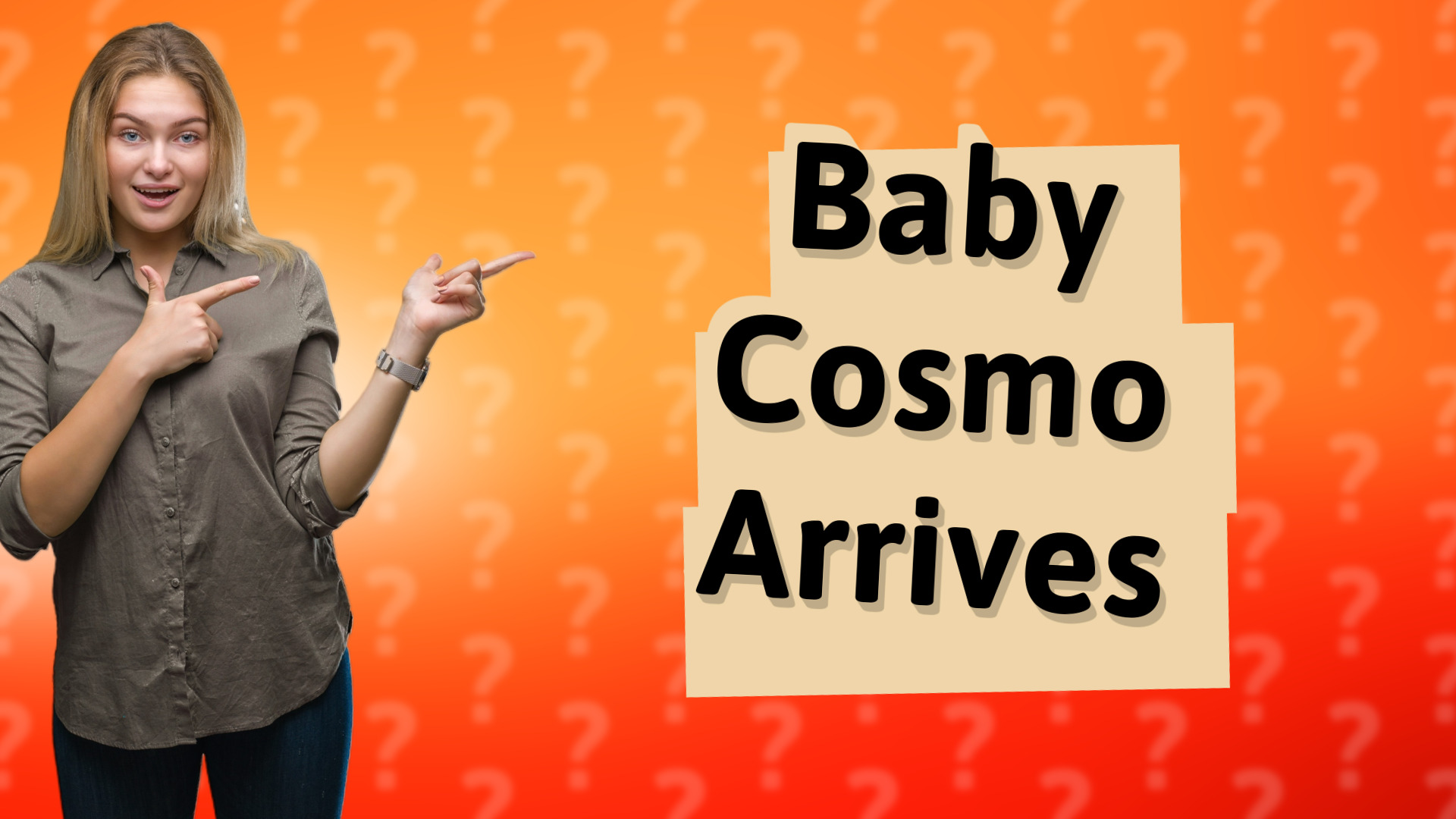 Baby Cosmo Arrives