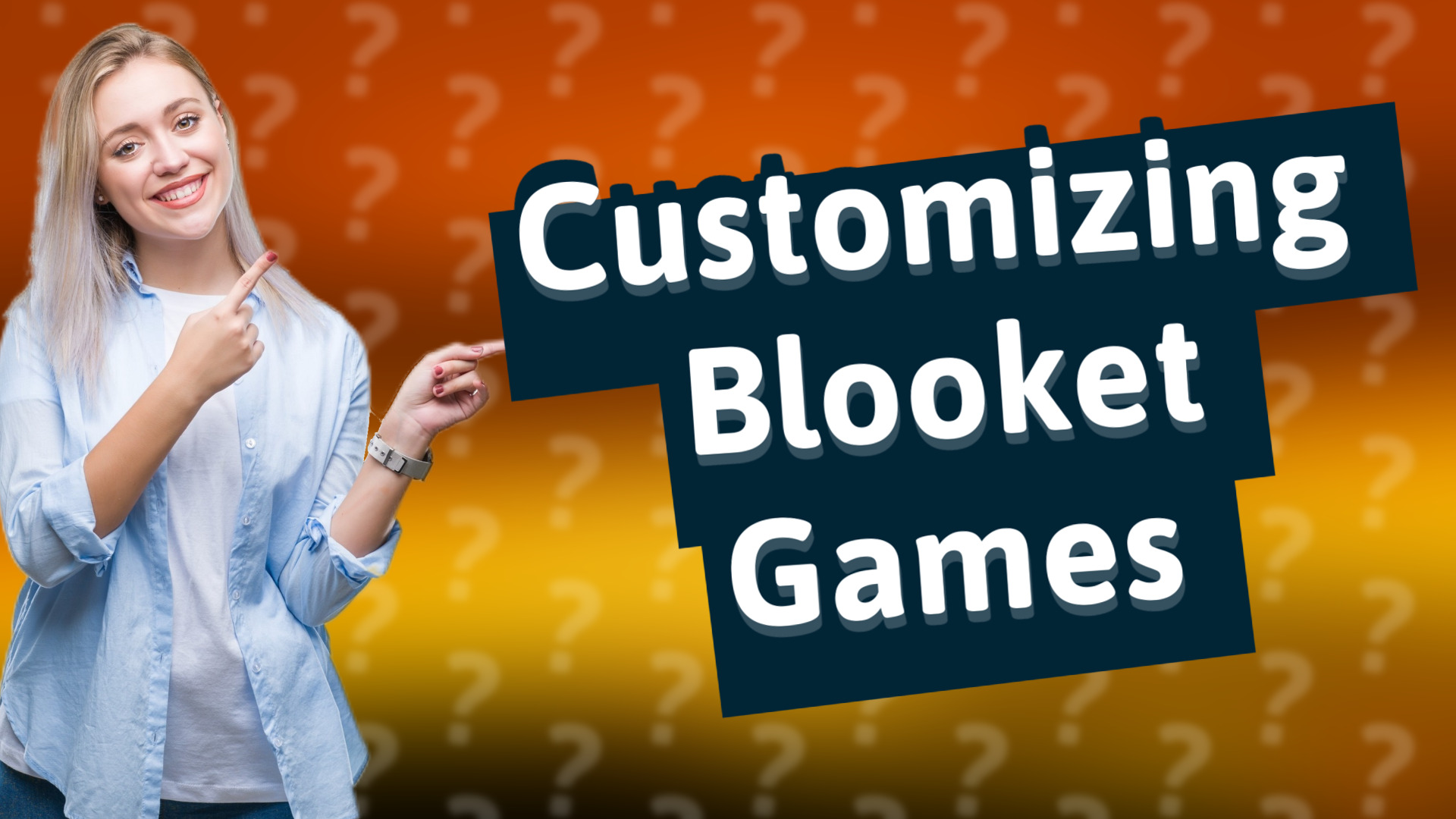 Customizing Blooket Games