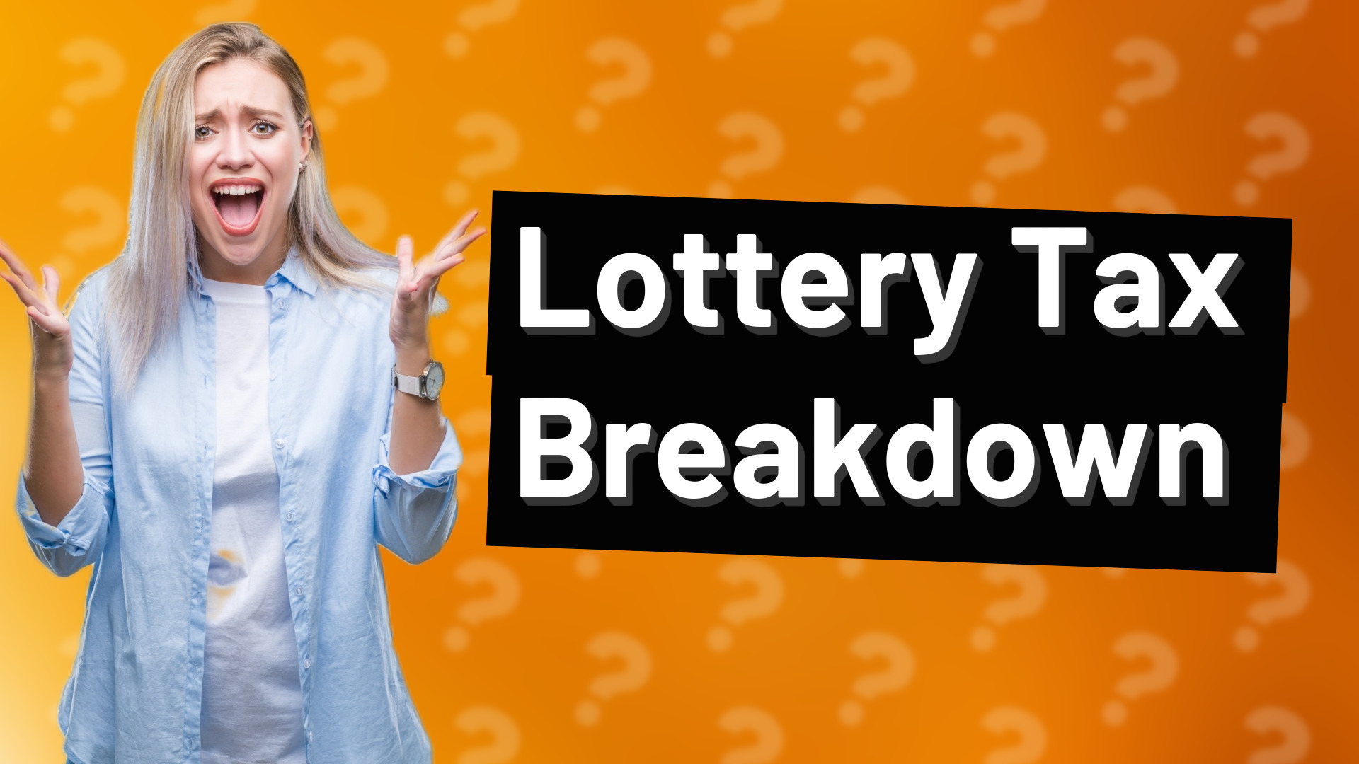Lottery Tax Breakdown