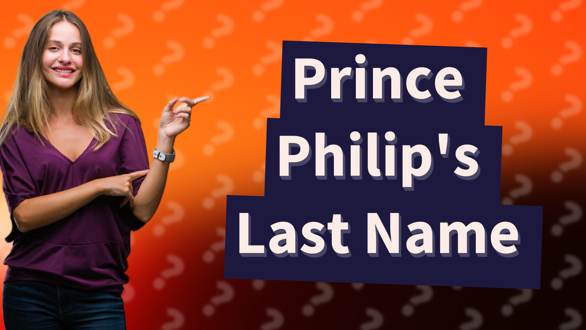 Prince Philip's Last Name
