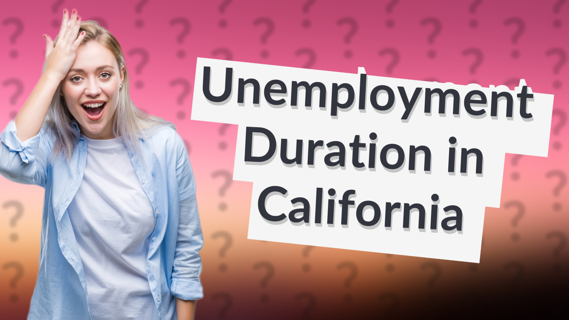 Unemployment Duration in California