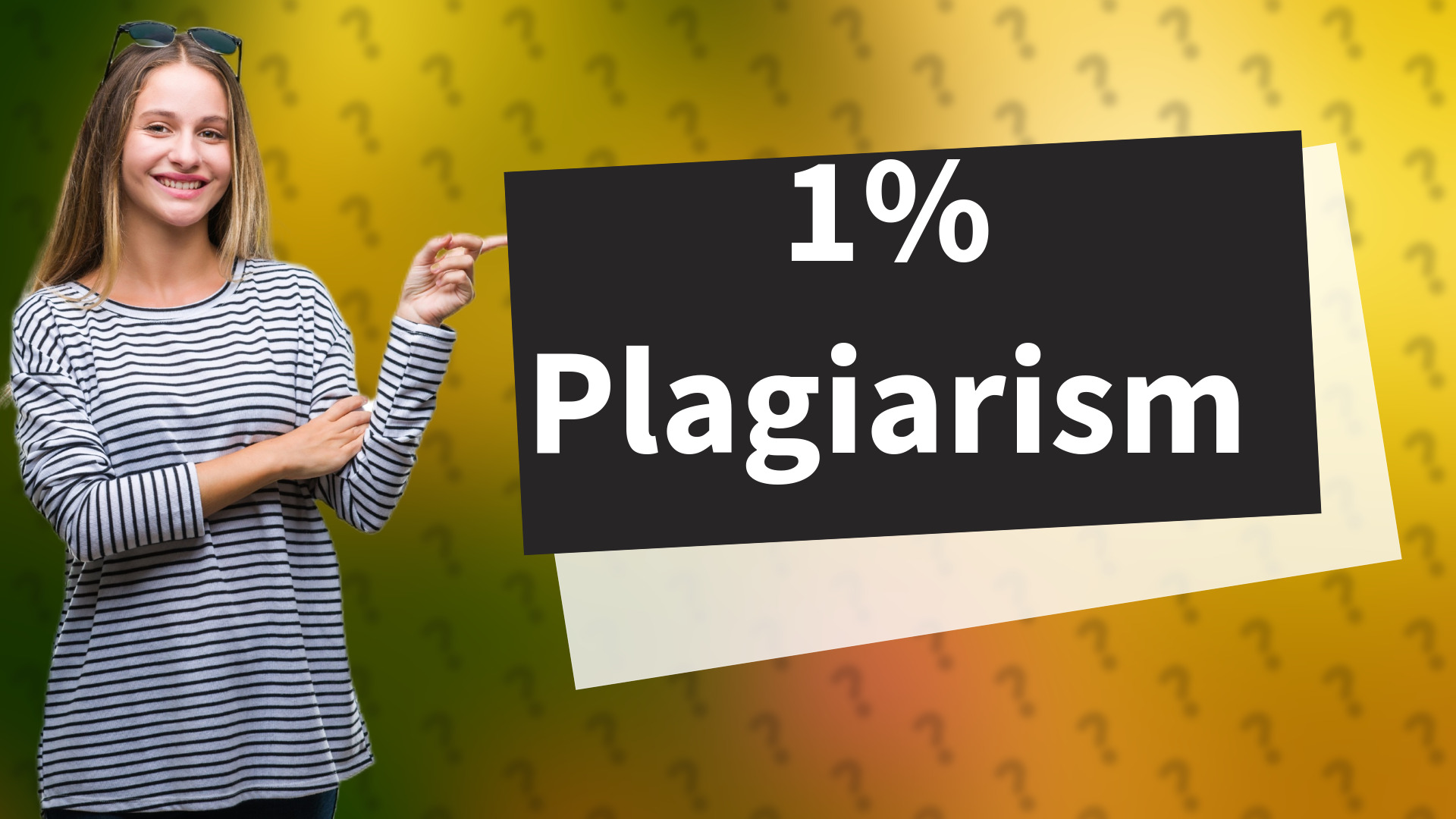 1% Plagiarism
