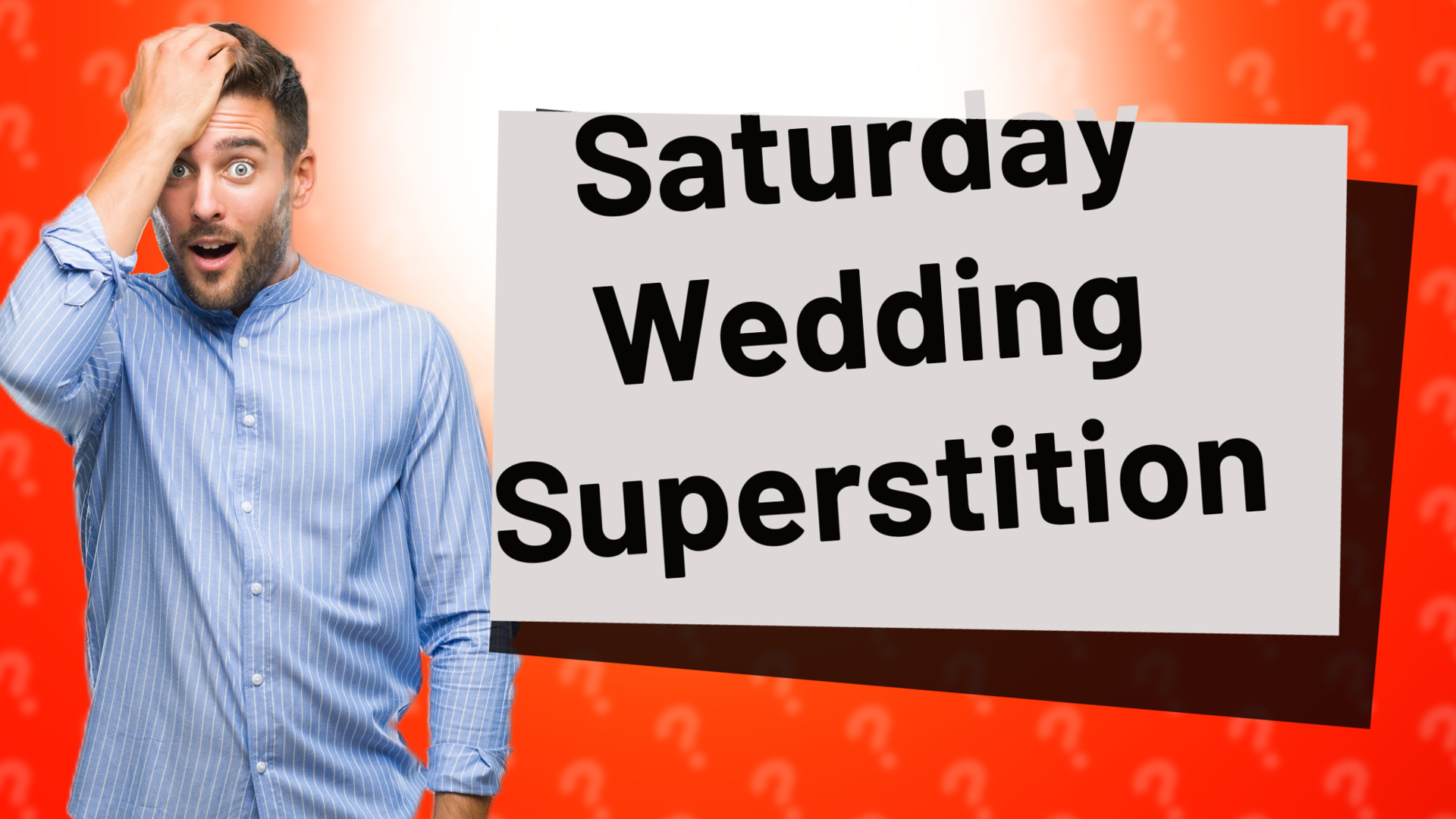 Saturday Wedding Superstition