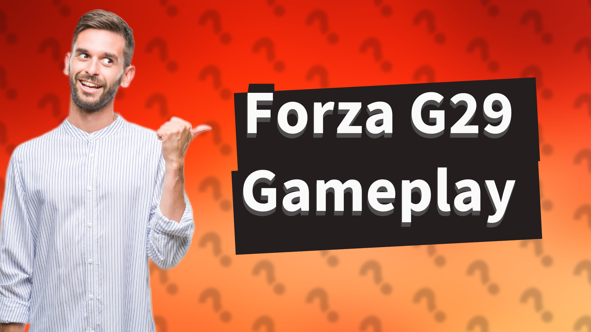 Forza G29 Gameplay