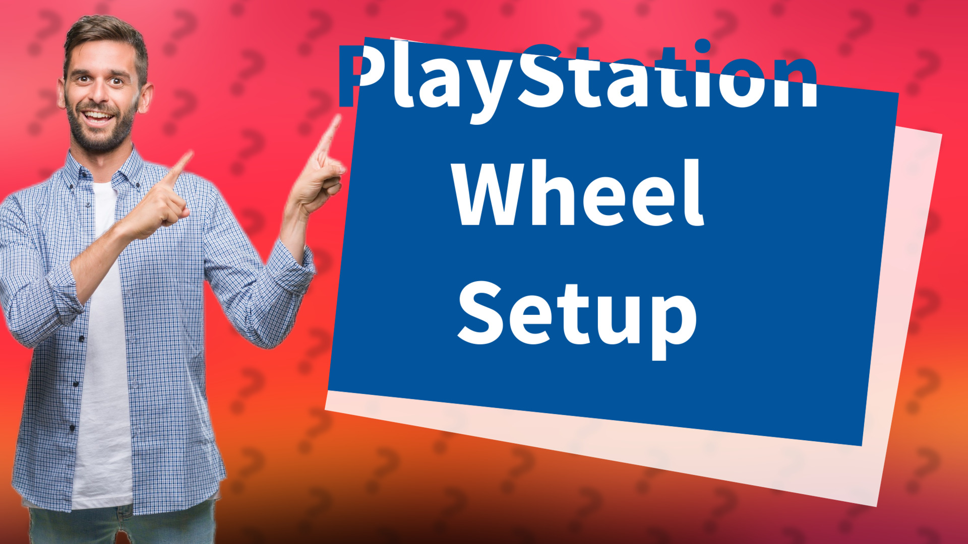 PlayStation Wheel Setup