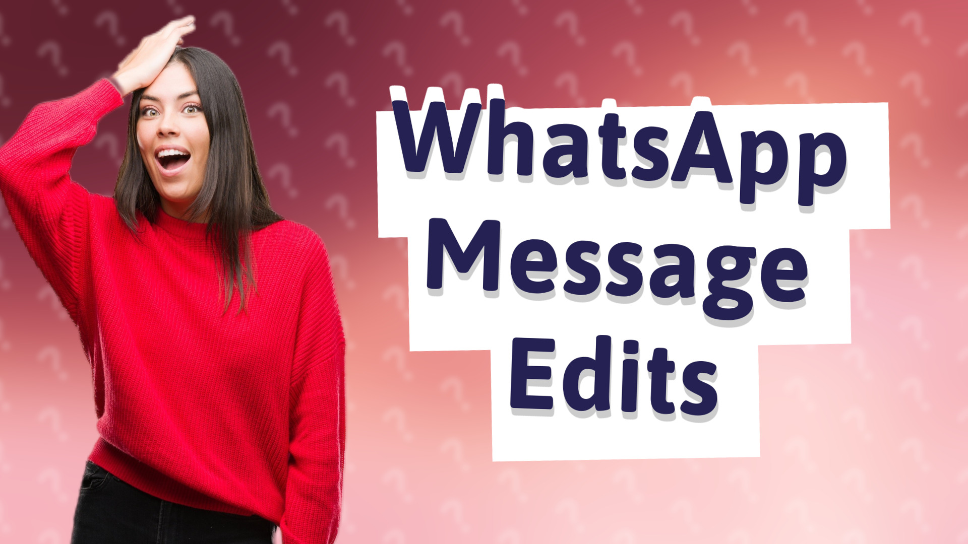 WhatsApp Message Edits